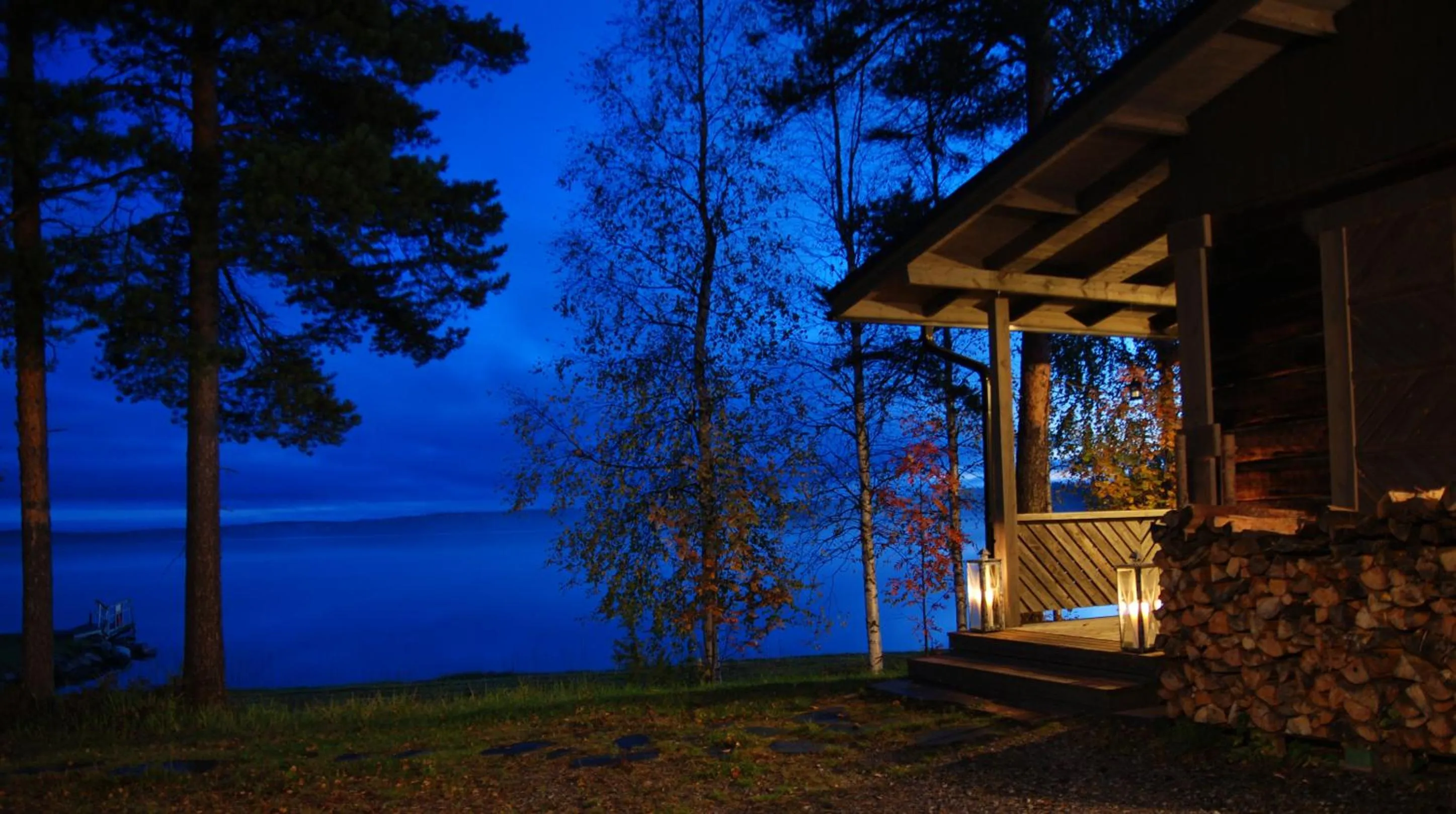 Property building in Revontuli Resort Glass Igloos