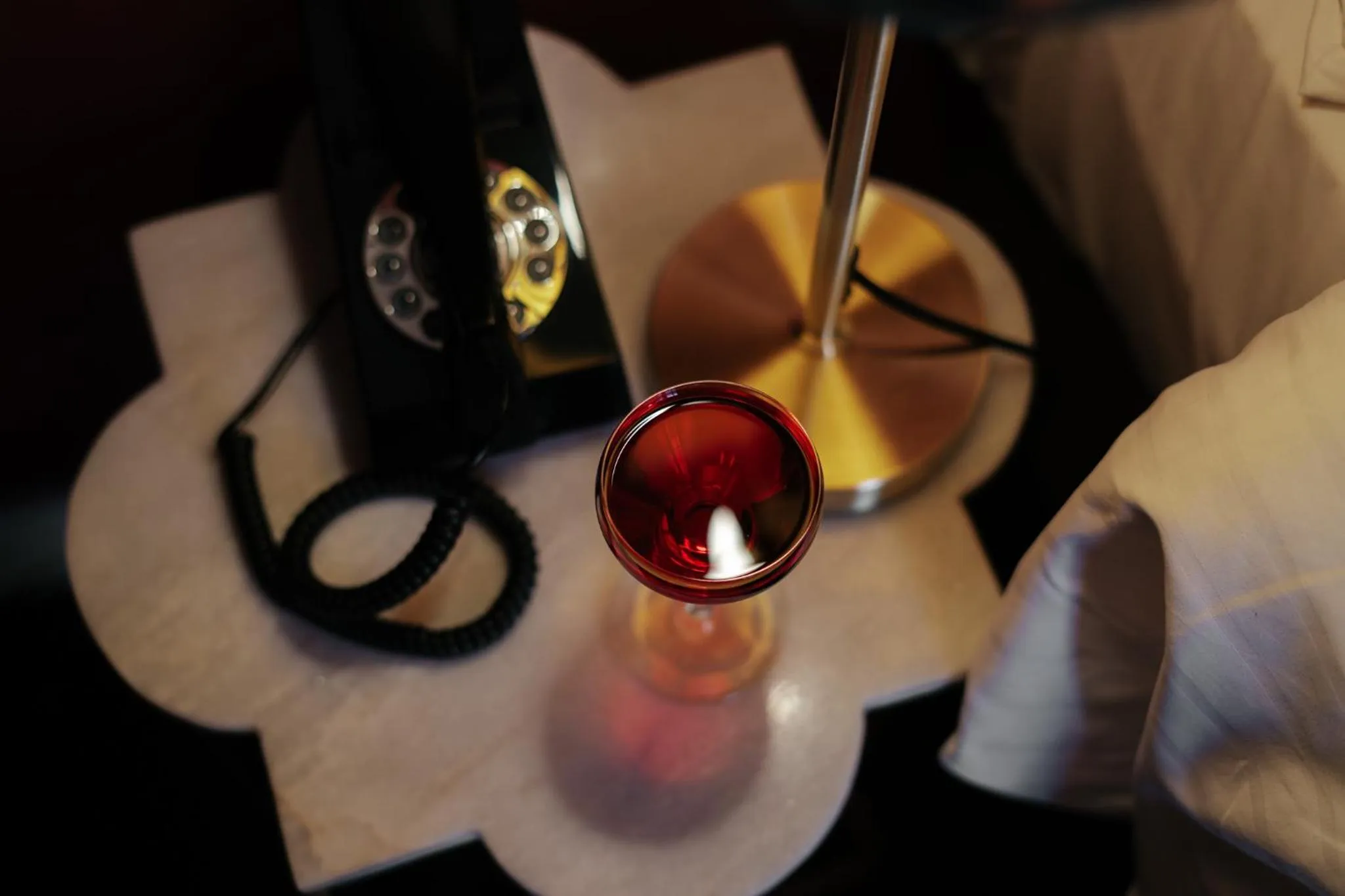 Decorative detail, Bed in Rosalia's Menagerie Cocktail bar & InnUpstairs