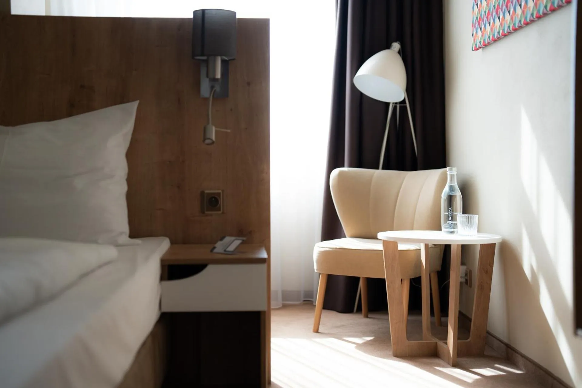 Seating area, Bed in Hotel Liberec