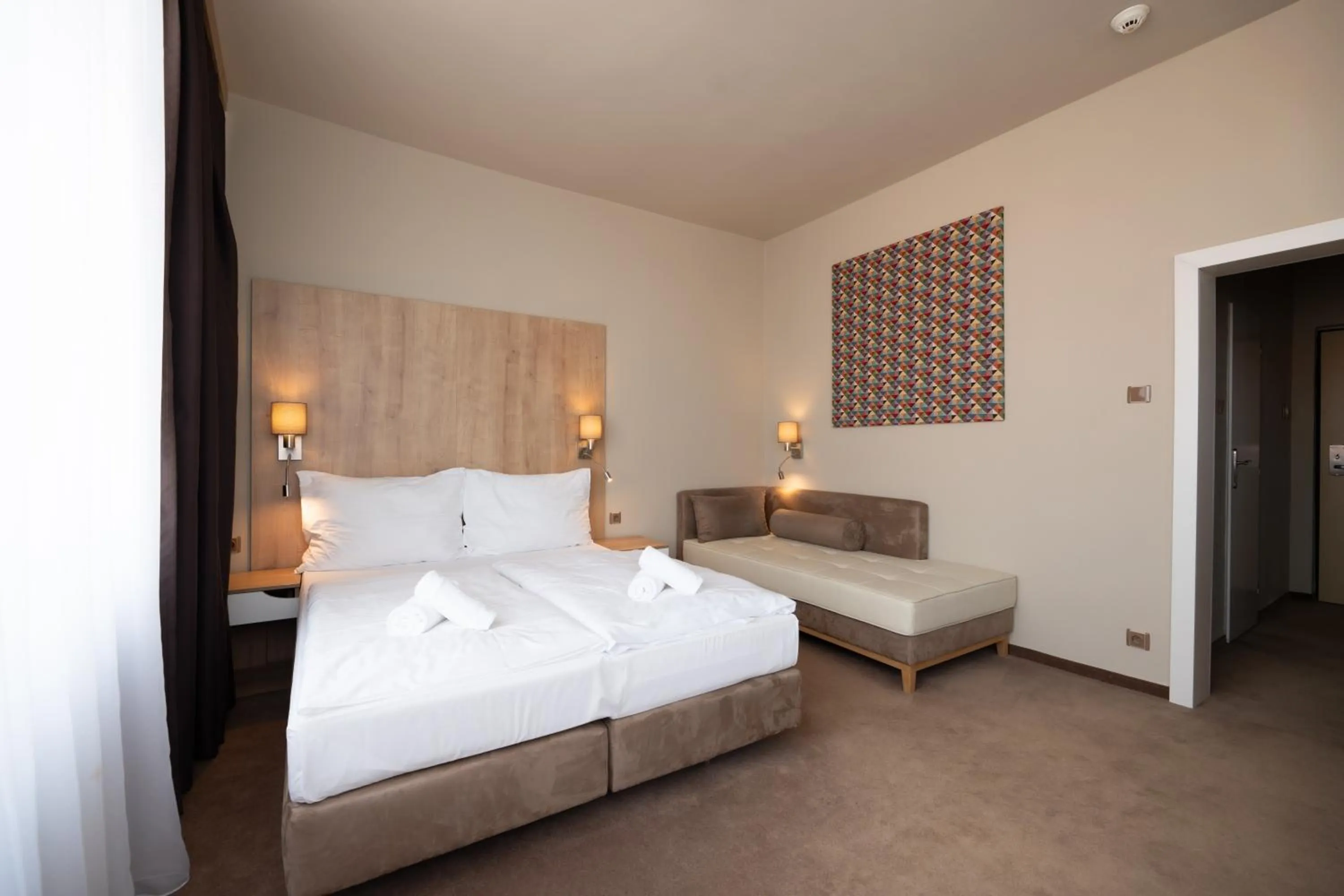 Bed in Hotel Liberec