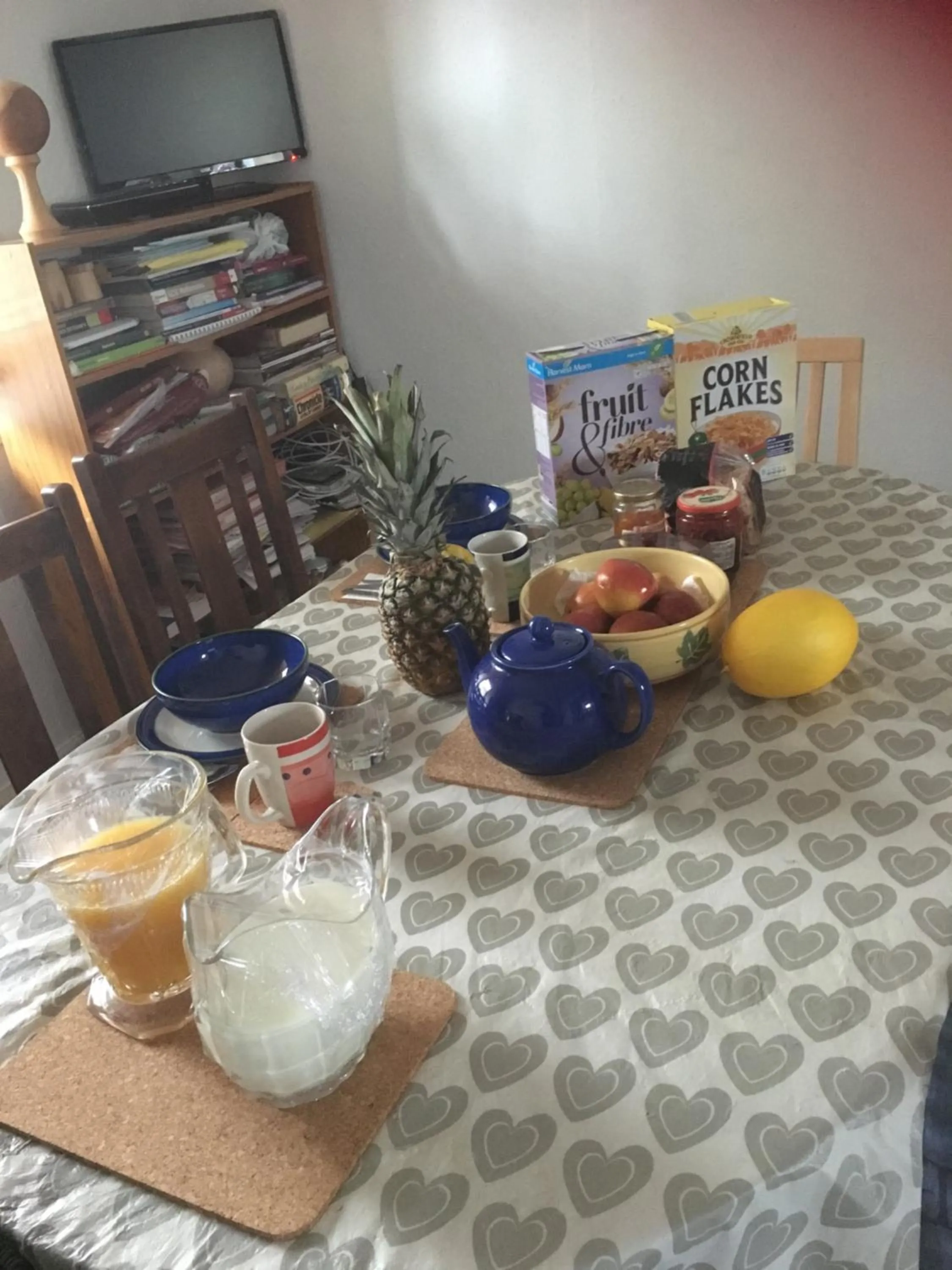 Continental breakfast in Heddfan