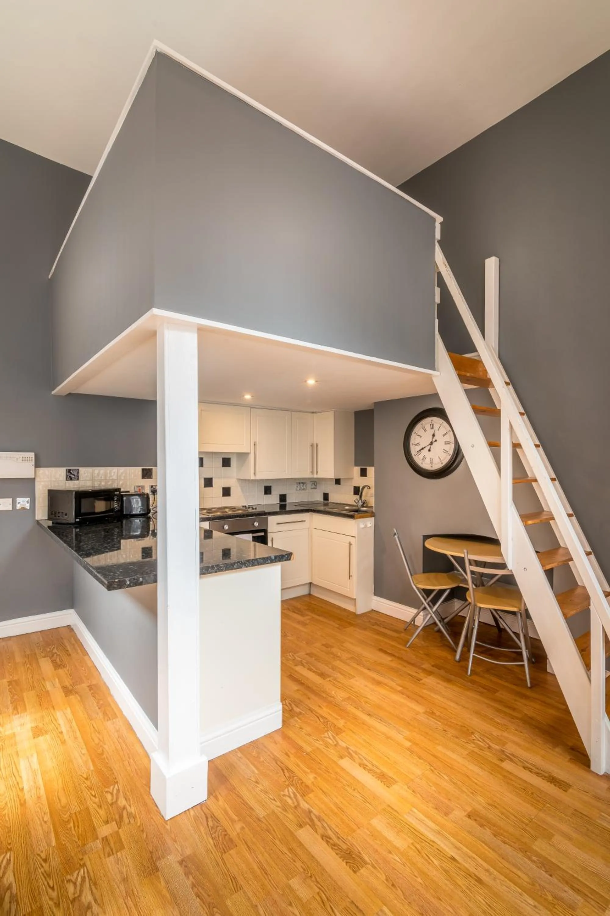 kitchen in PLATFORM City Studio with Parking