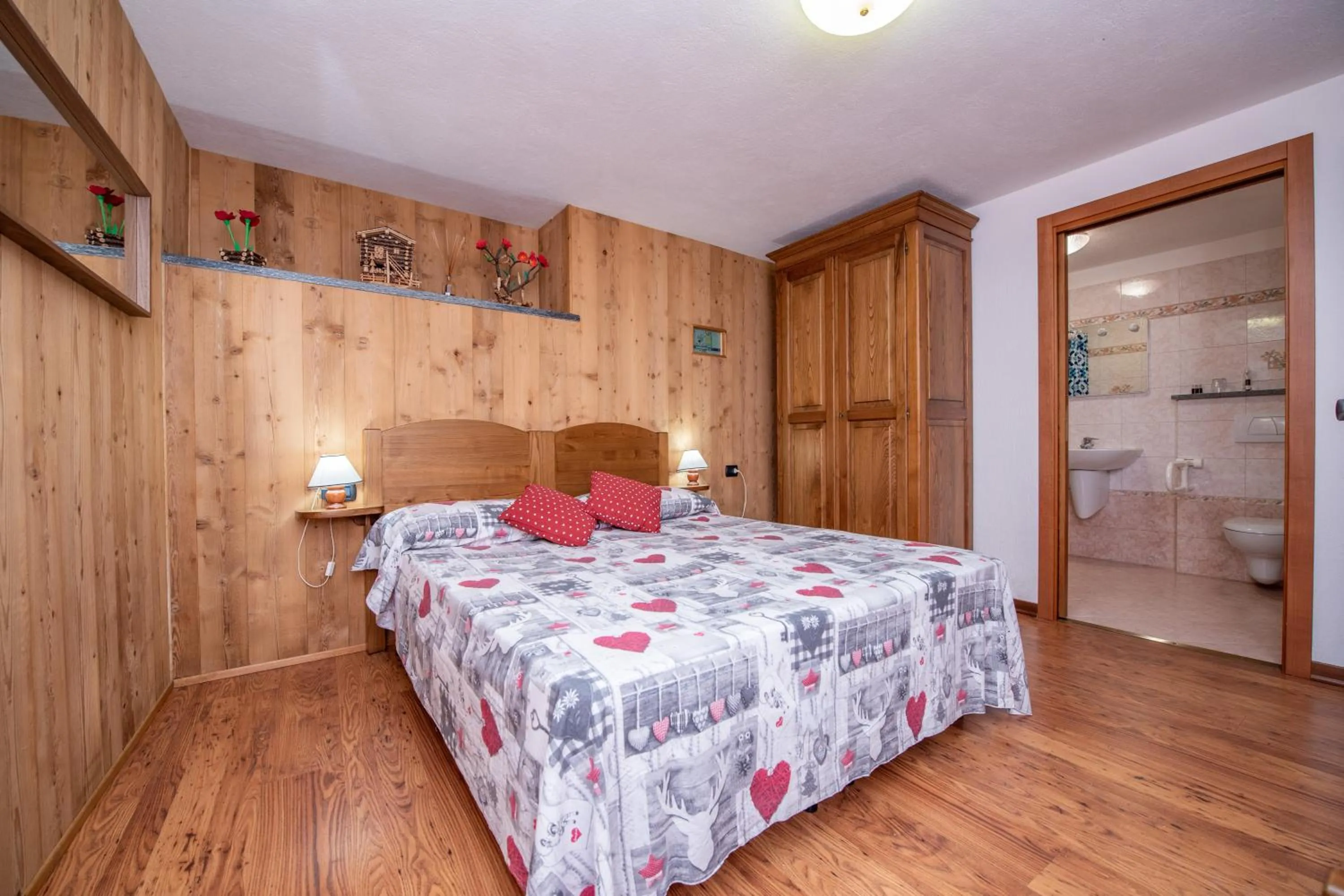 Bed in Agriturismo La Clochette