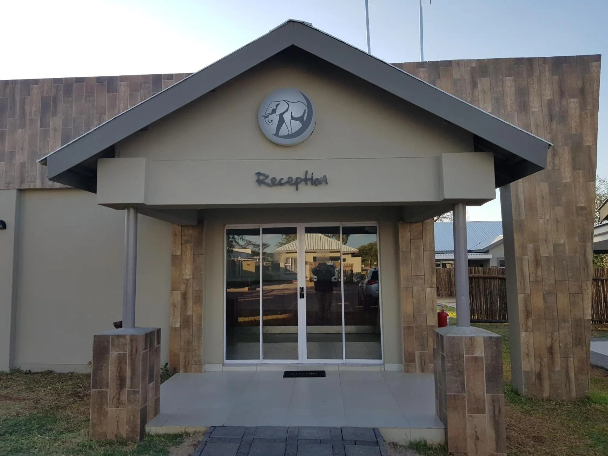 Property building in Tlou Safari Lodge