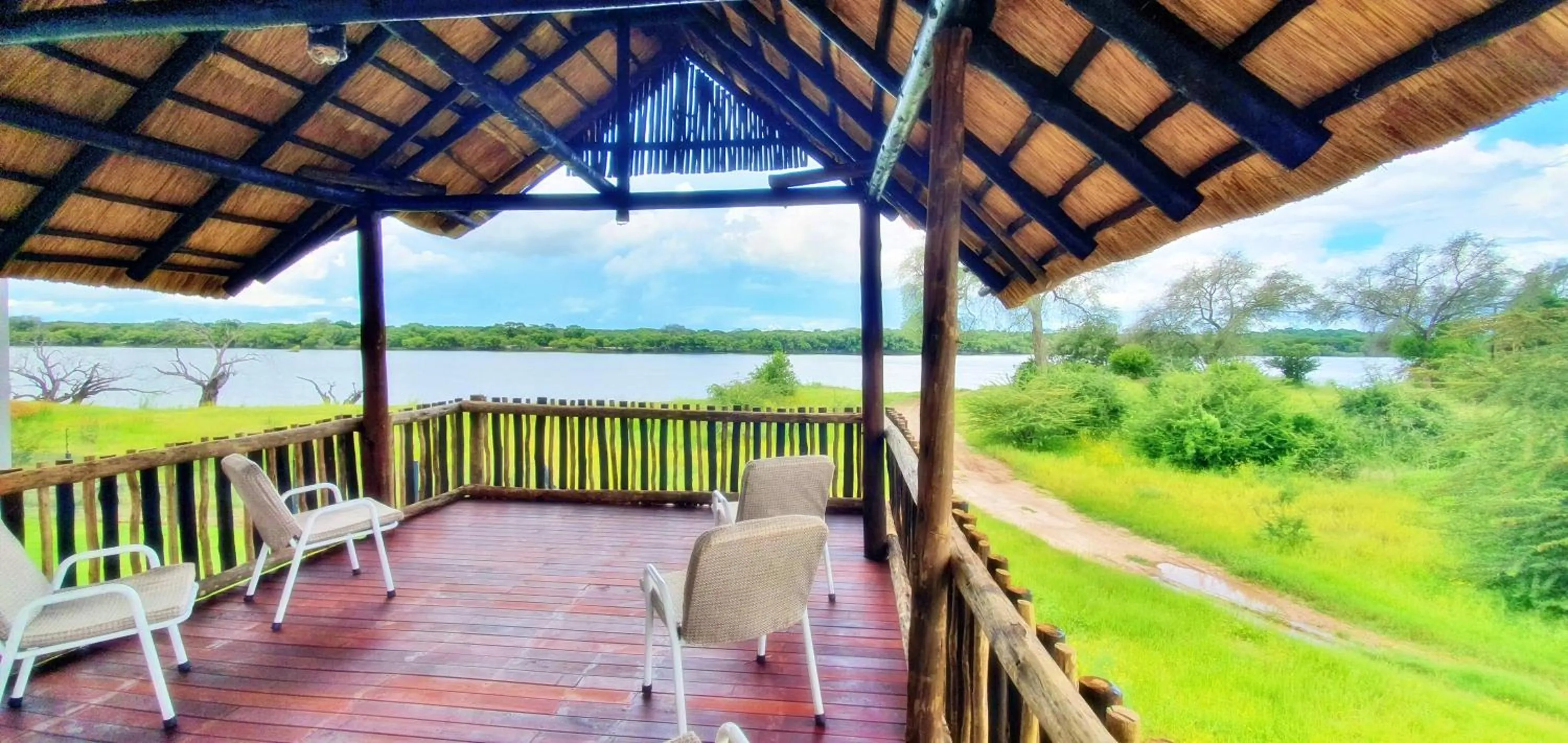 River view in Tlou Safari Lodge