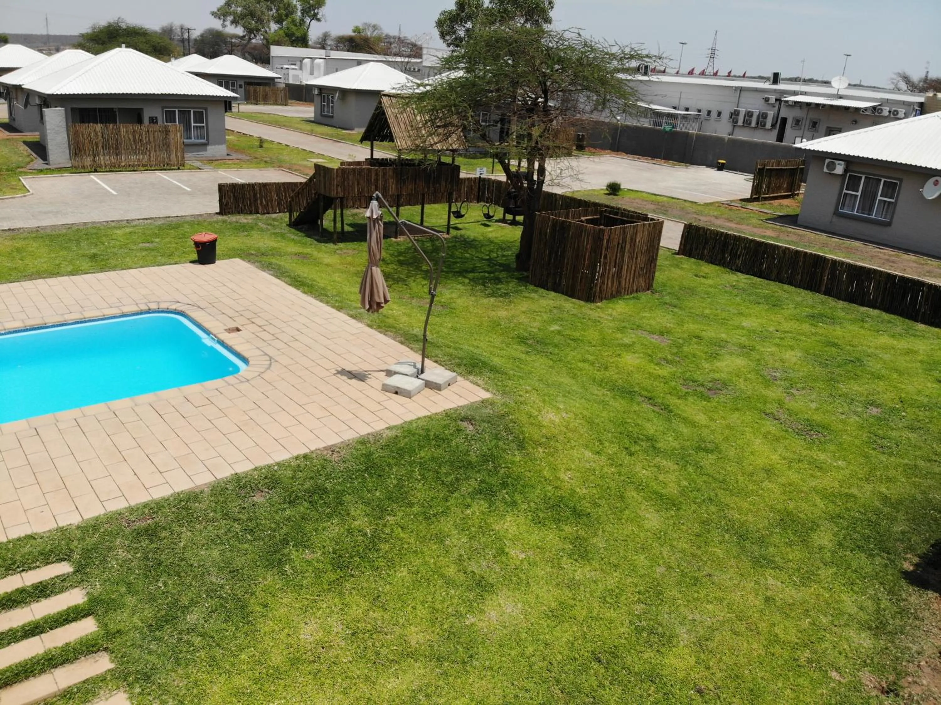 Garden in Tlou Safari Lodge