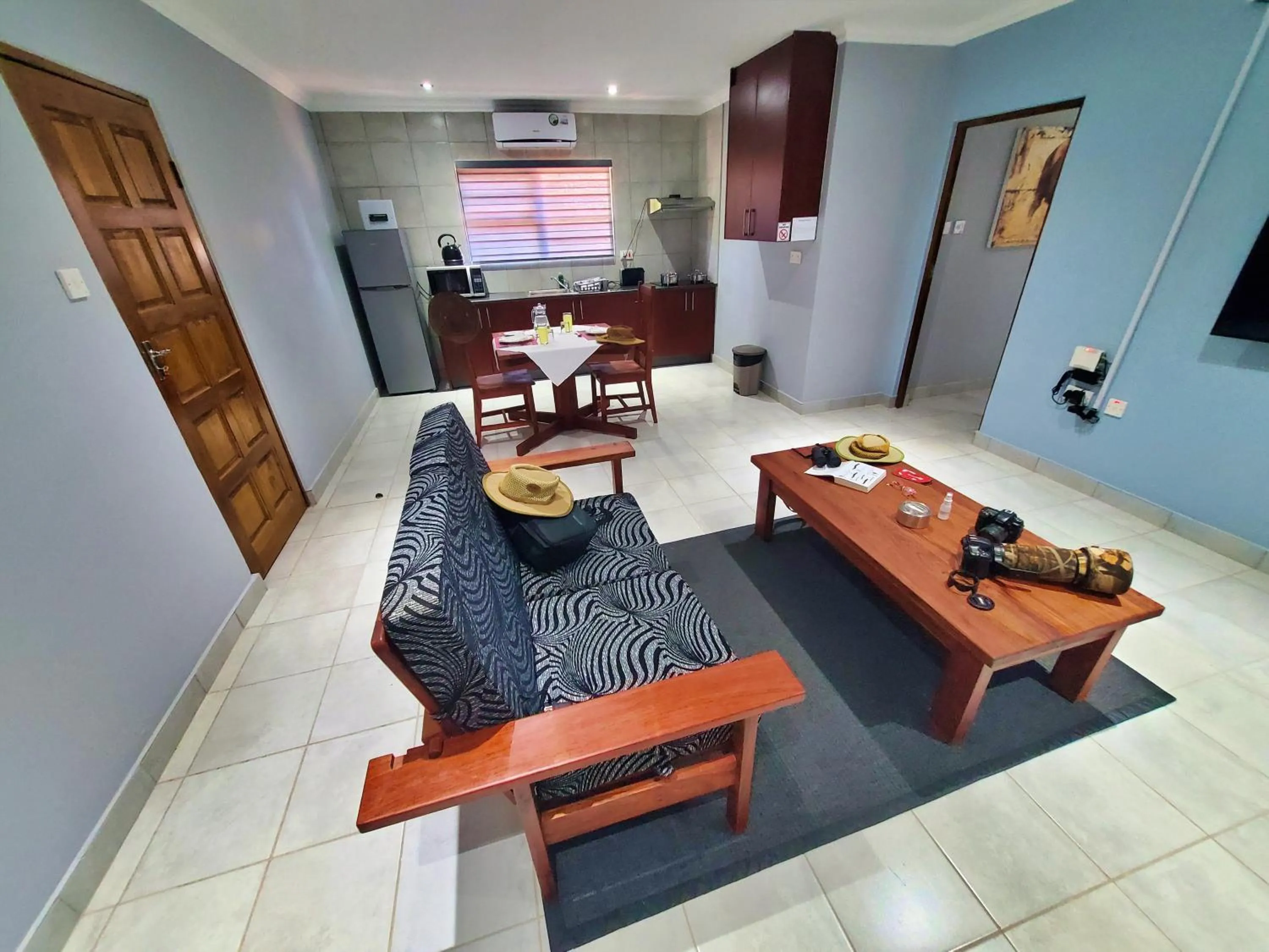 Kitchen or kitchenette in Tlou Safari Lodge