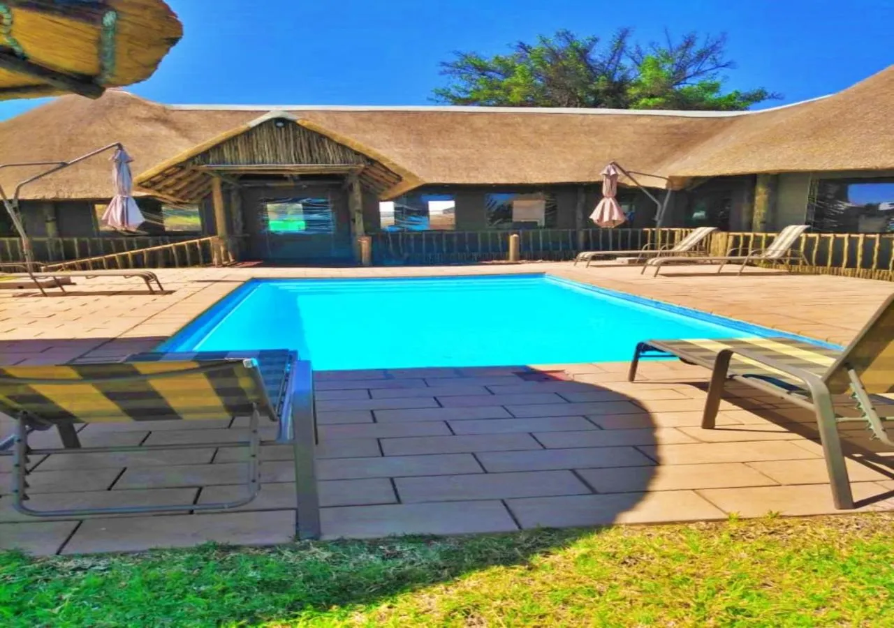 Swimming pool in Tlou Safari Lodge