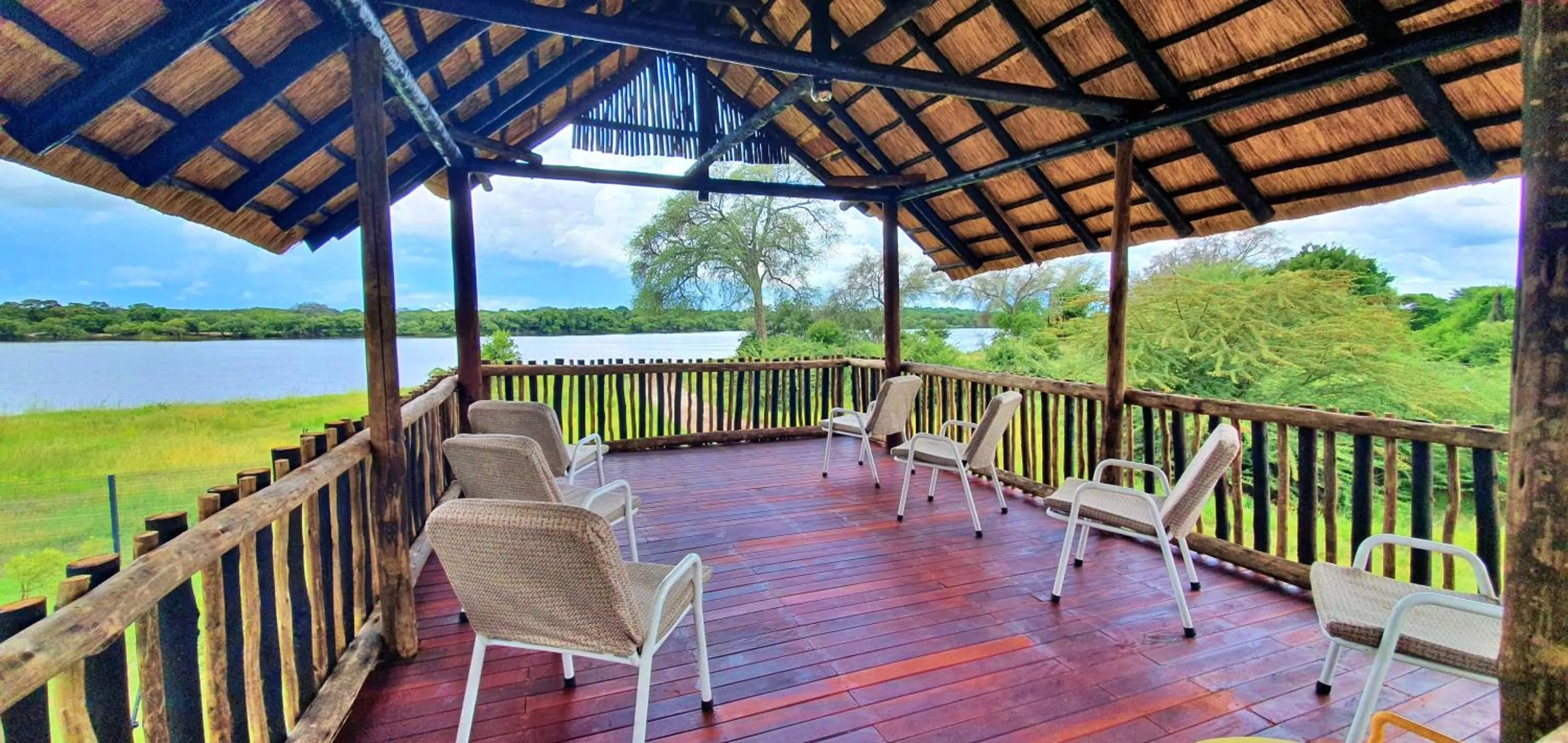 River view in Tlou Safari Lodge