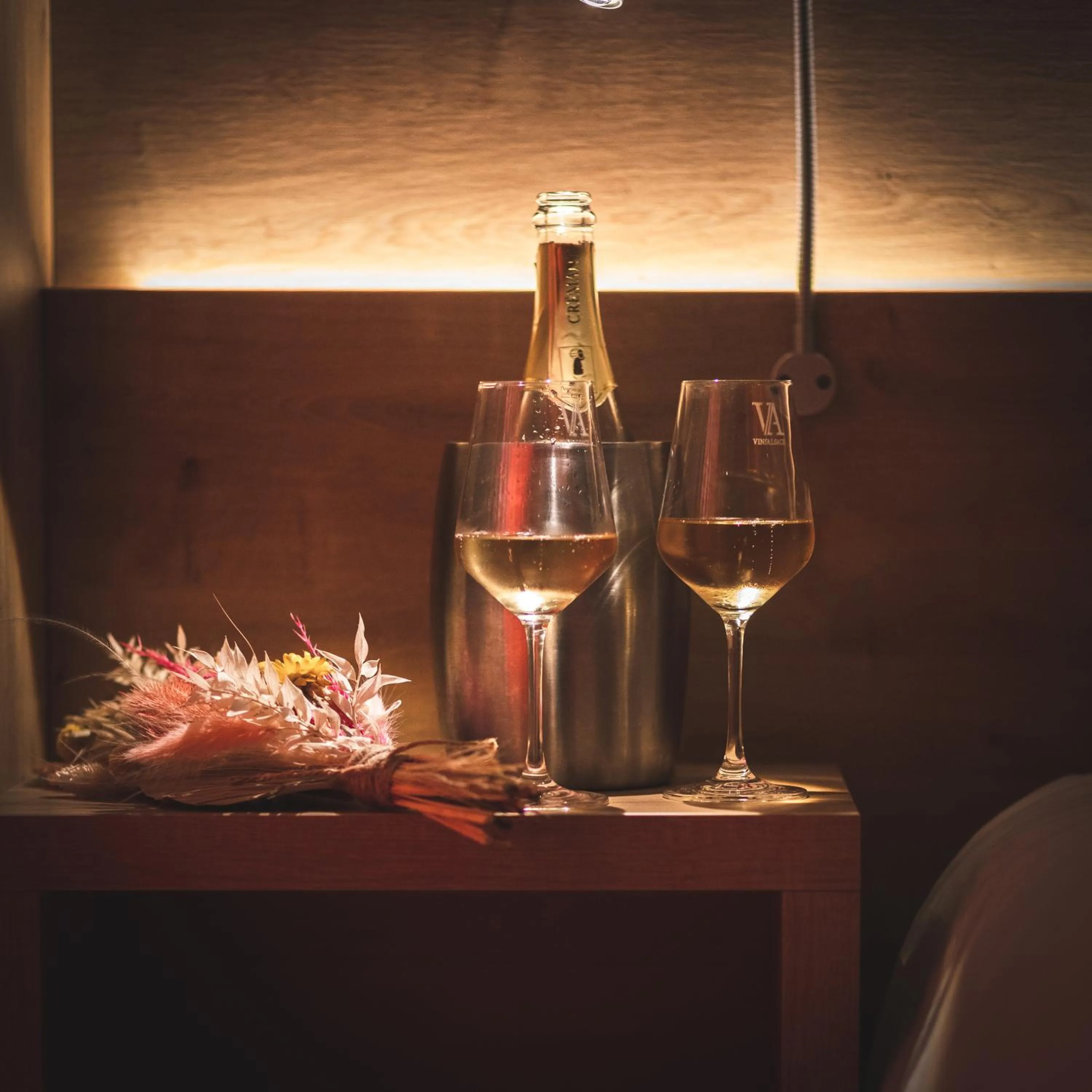 Bedroom in Hôtel du Bollenberg - Restaurant "Côté Plaine" - Spa de la Colline