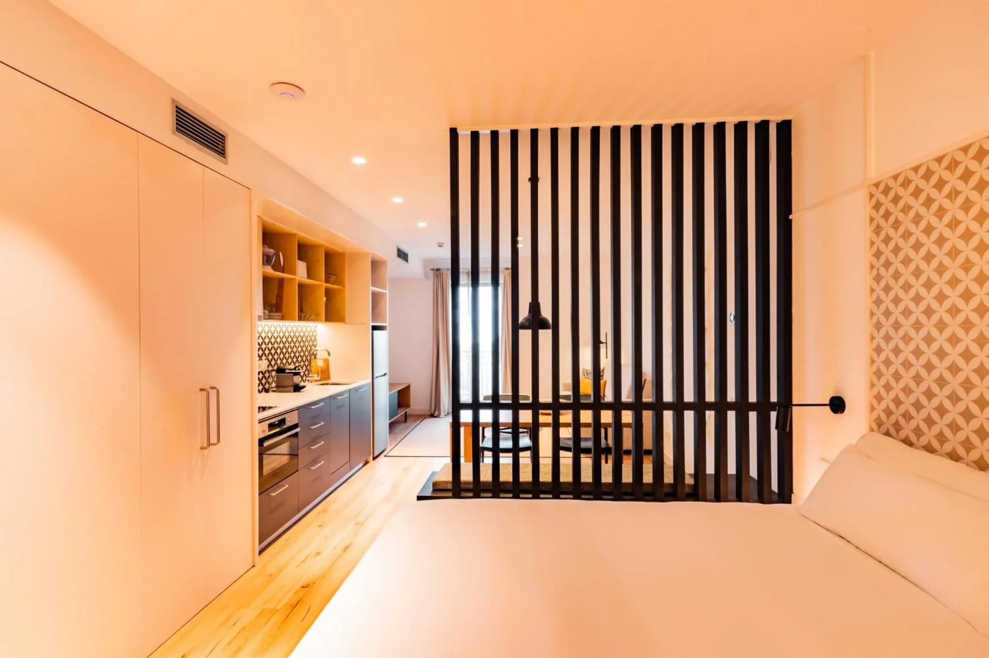 Photo of the whole room, Bed in Port Plaza Apartments