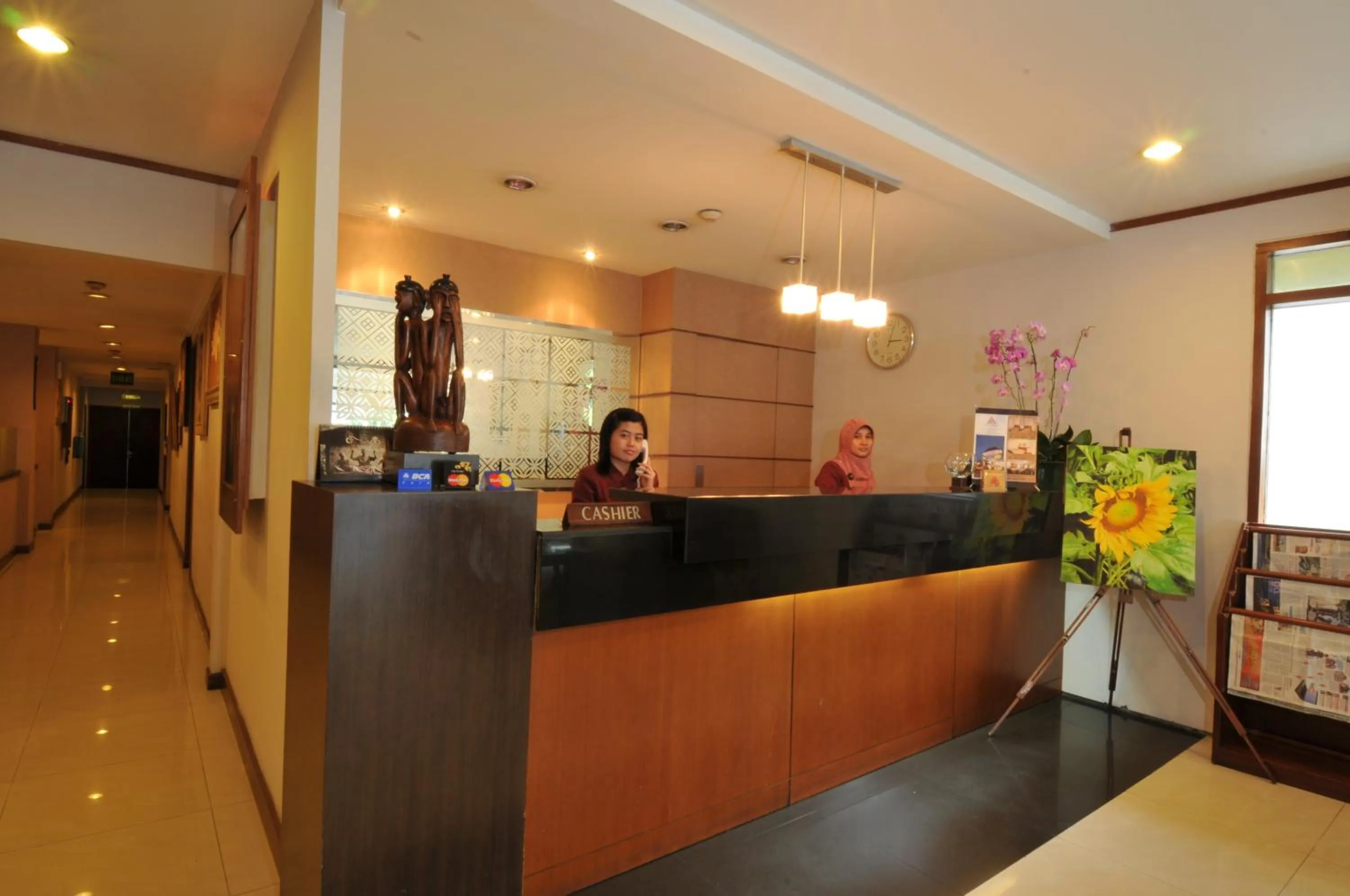 Lobby or reception in Cipta Hotel Wahid Hasyim