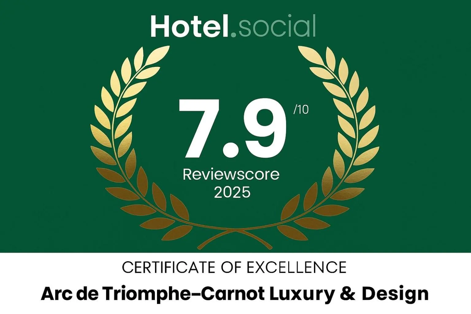 Property logo or sign in ARC DE TRIOMPHE-CARNOT Luxury & Design
