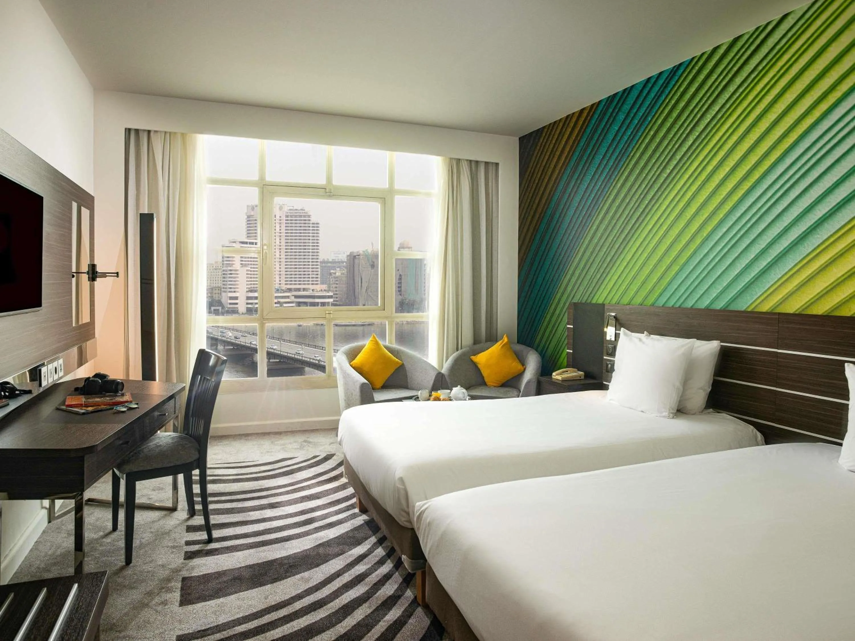 Bedroom, Bed in Novotel Cairo El Borg