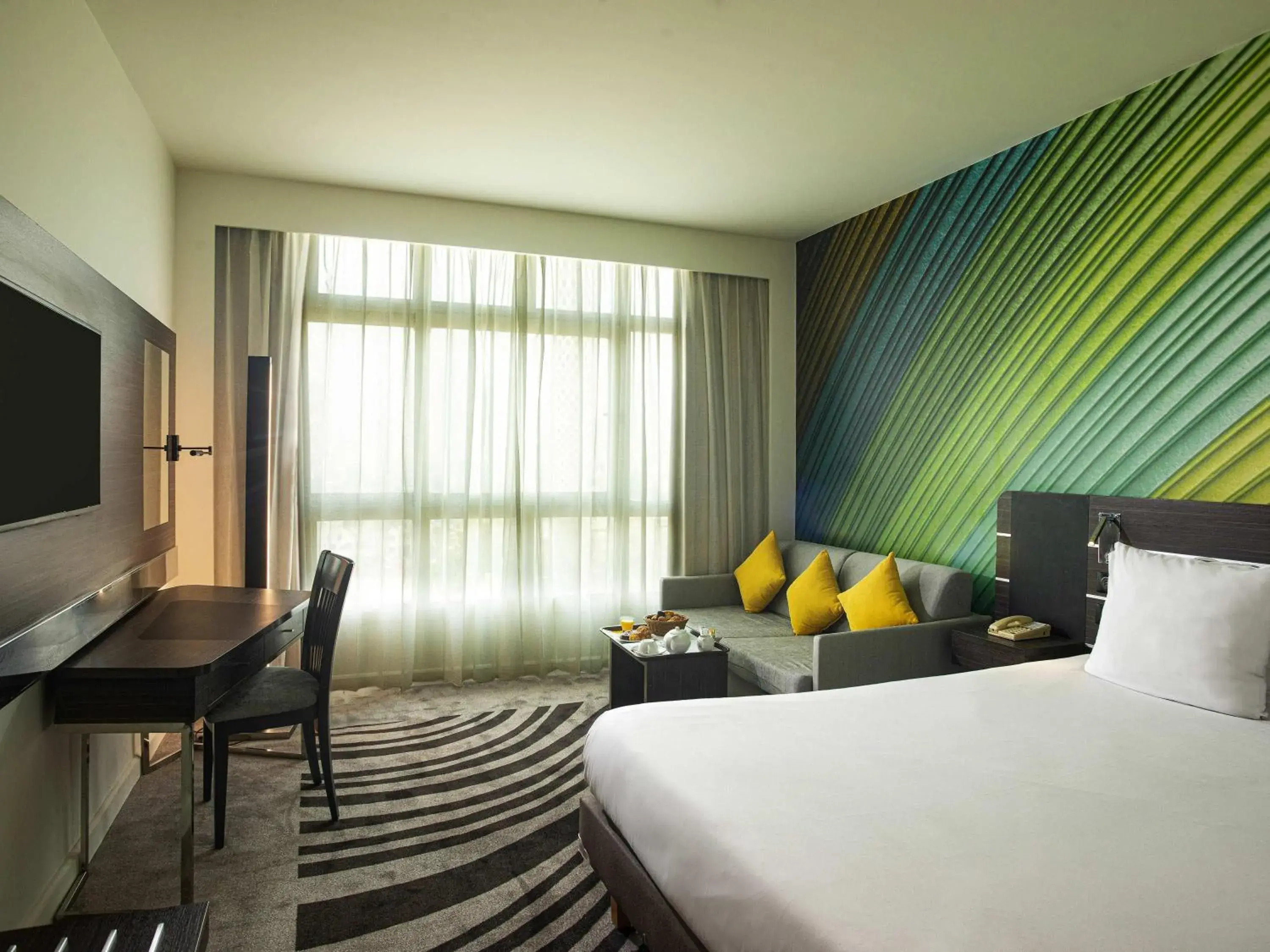 Superior Double Room with Sofa - City Side in Novotel Cairo El Borg Superior Double Room with Sofa - City Side in Novotel Cairo El Borg