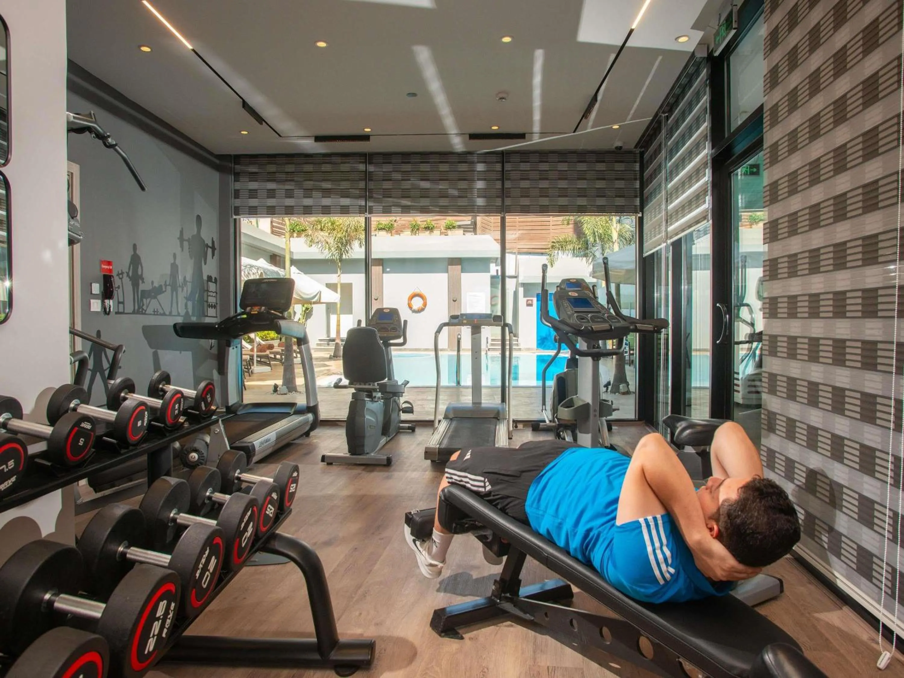 Fitness centre/facilities in Novotel Cairo El Borg