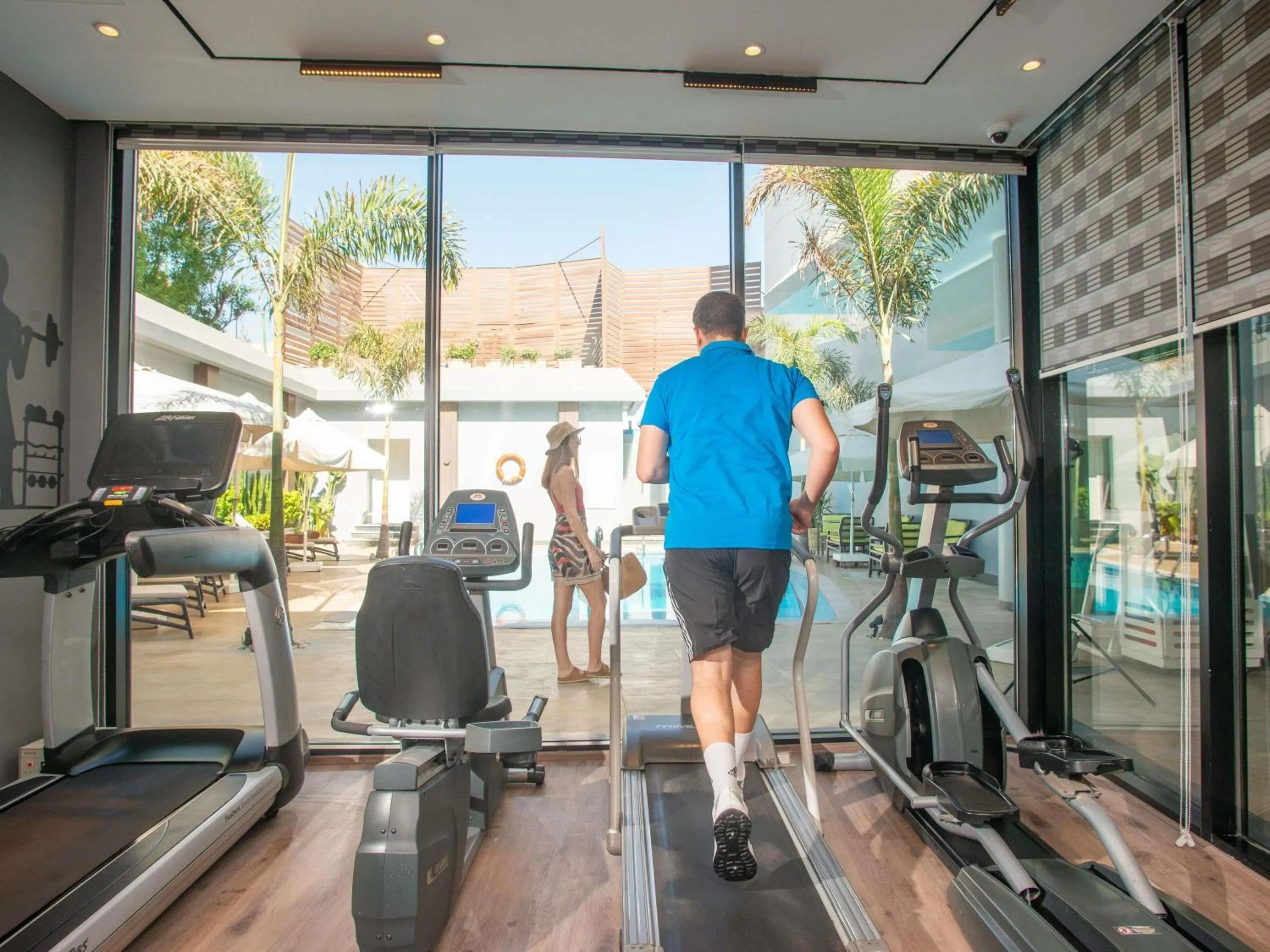 Fitness centre/facilities in Novotel Cairo El Borg