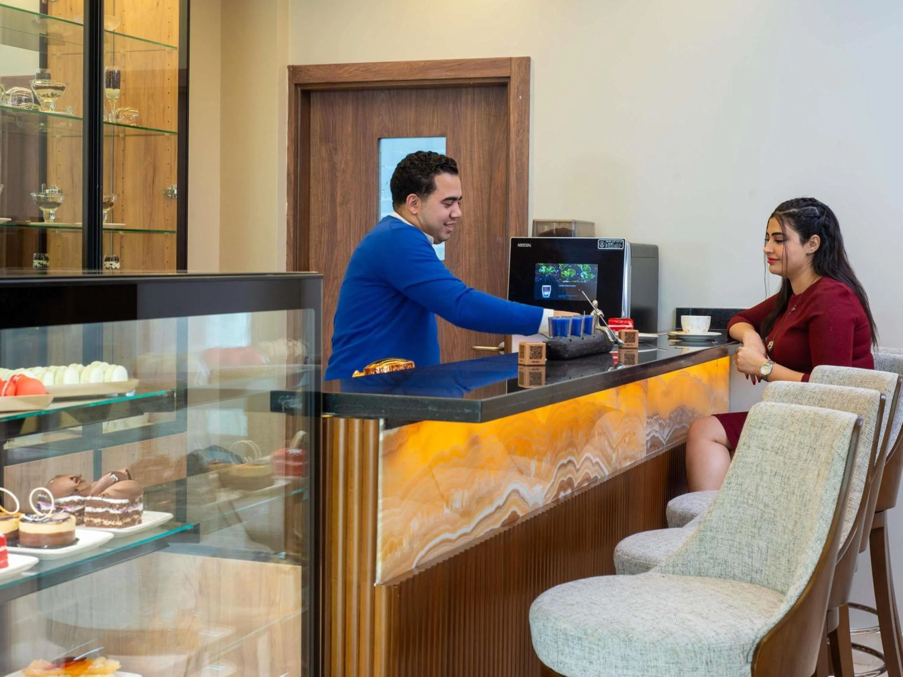 Lounge or bar in Novotel Cairo El Borg