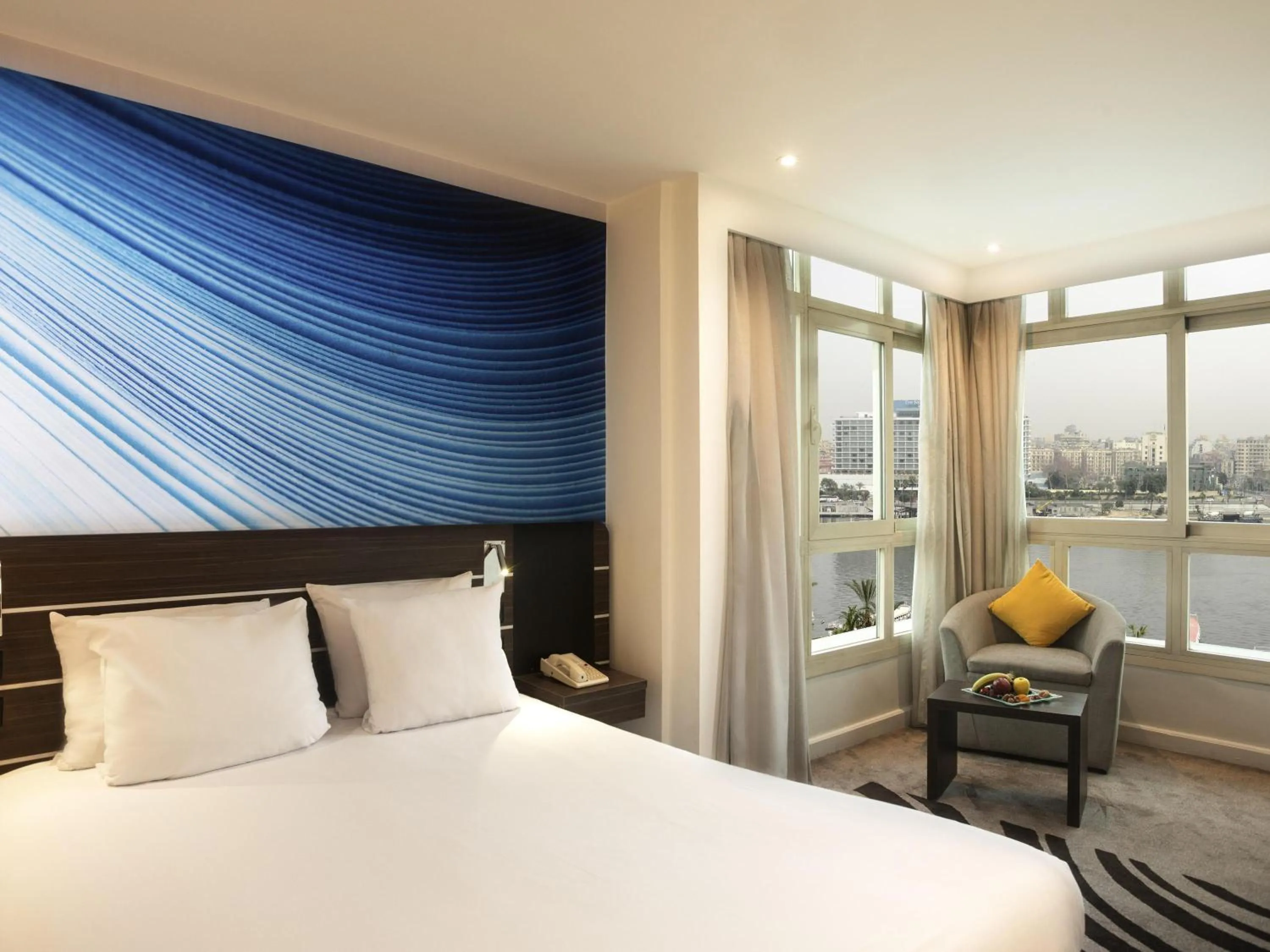 Bedroom, Bed in Novotel Cairo El Borg