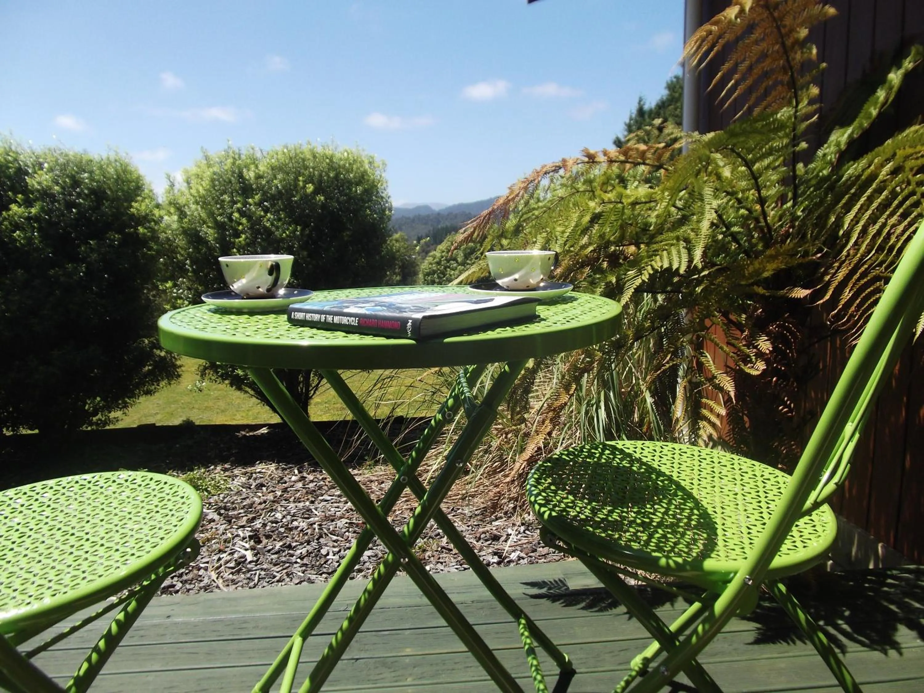 Patio in Goldfield Suites