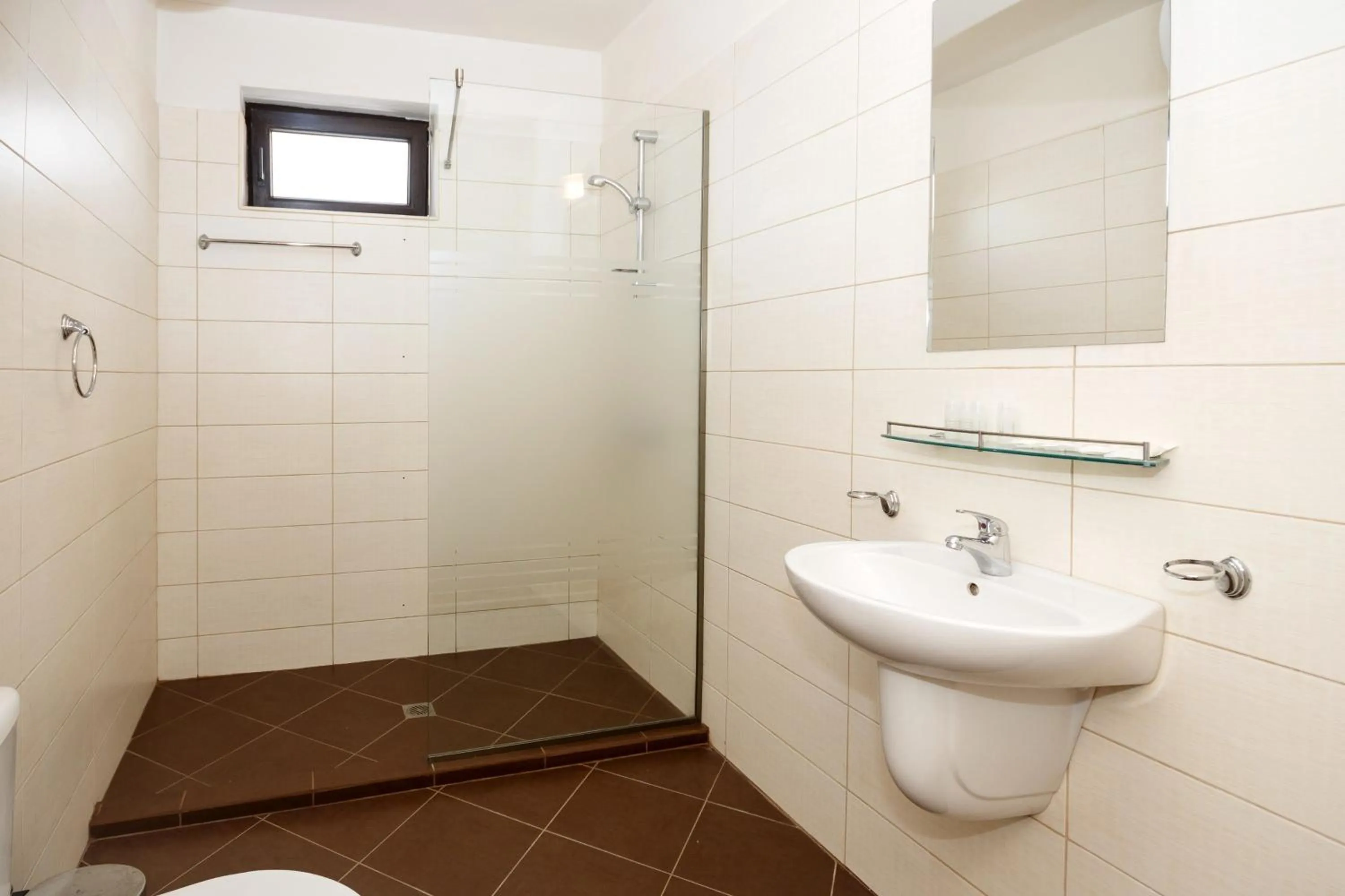 Shower in New Line Village Apartments