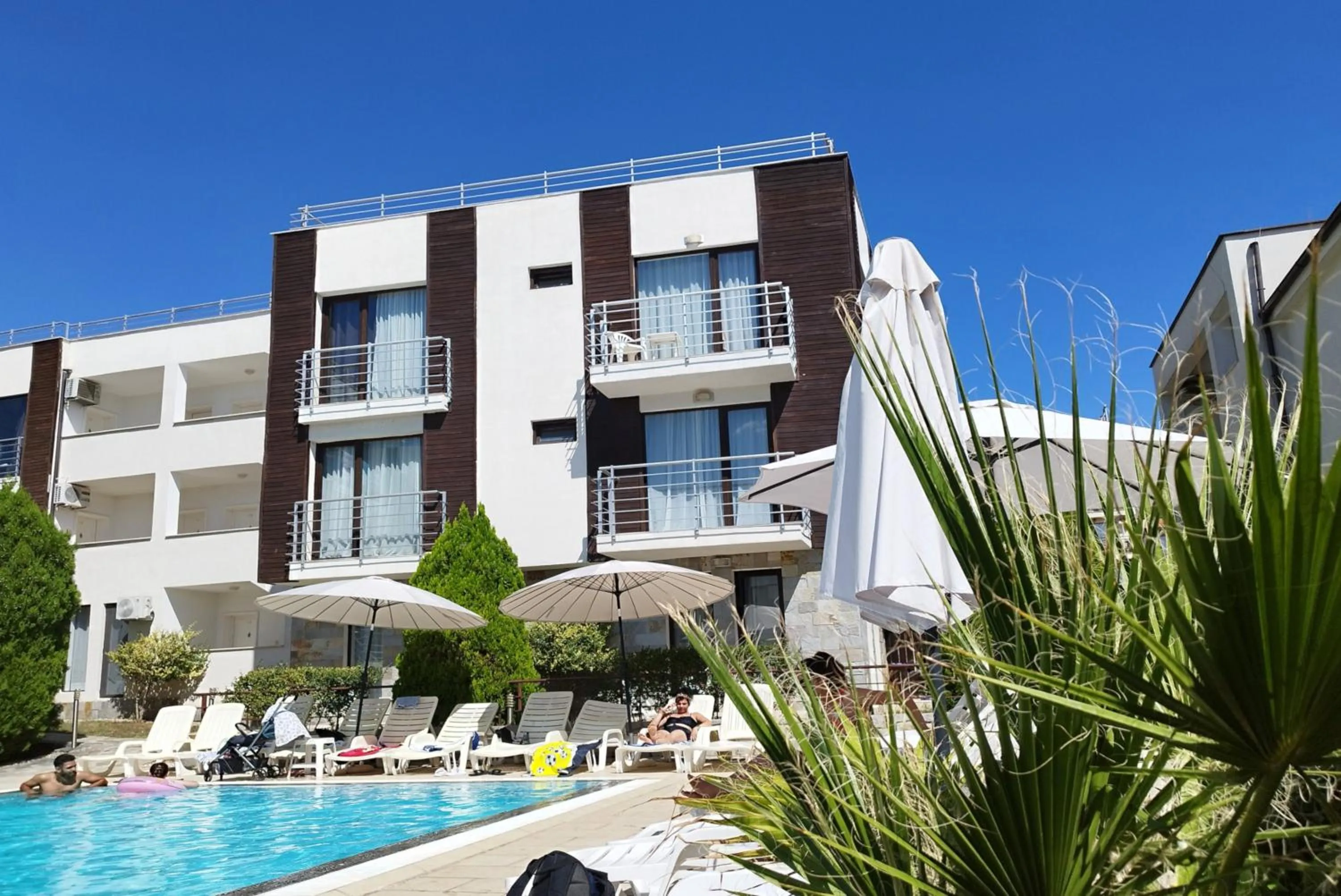 Property building in New Line Village Apartments