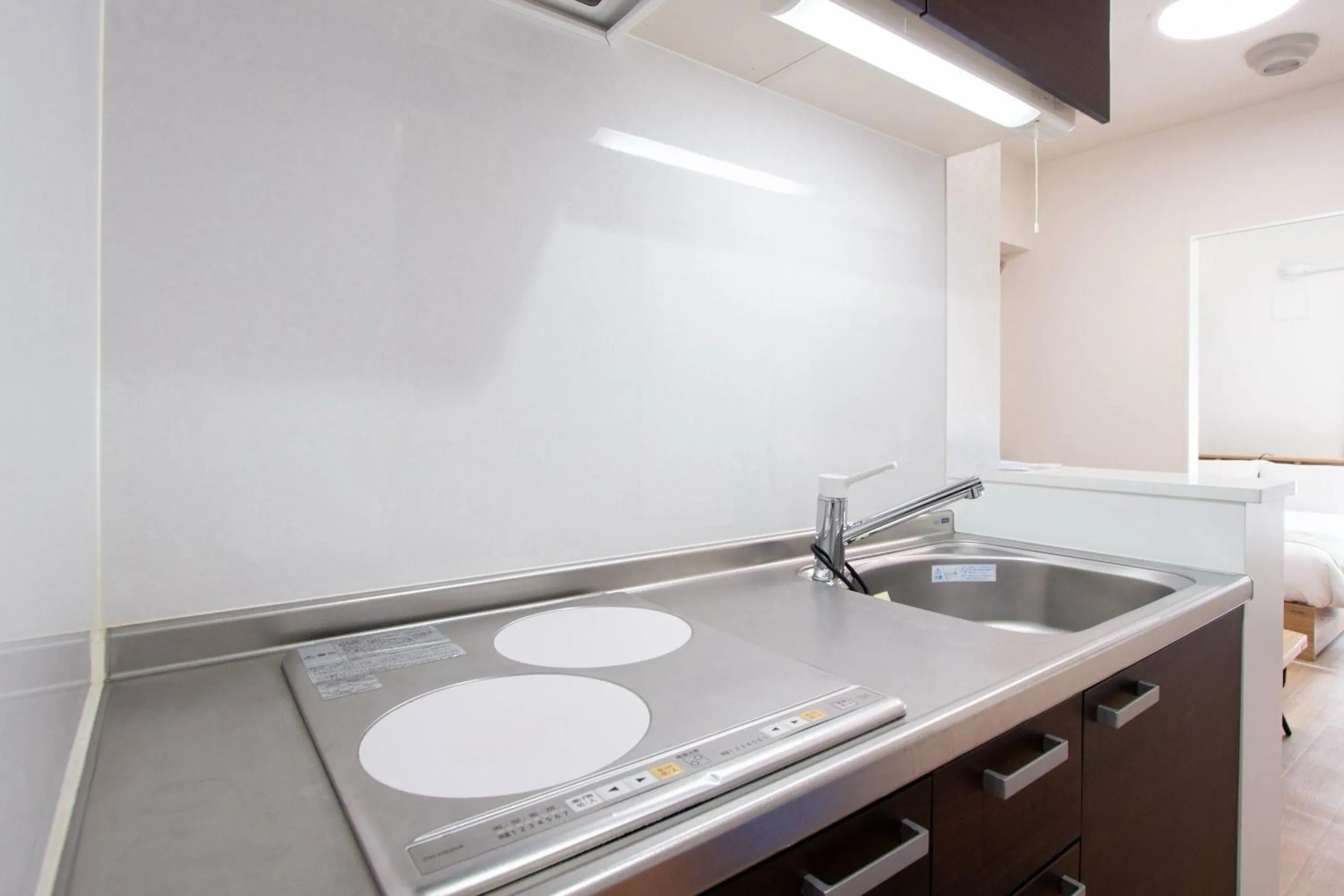 Kitchen or kitchenette in Hotel Ritza HAKATA