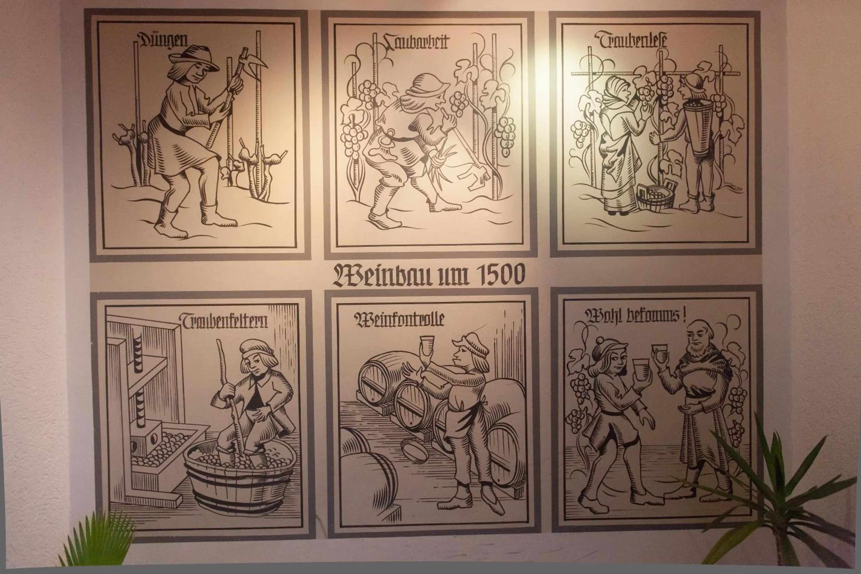 Decorative detail in Hotel & Restaurant Krone