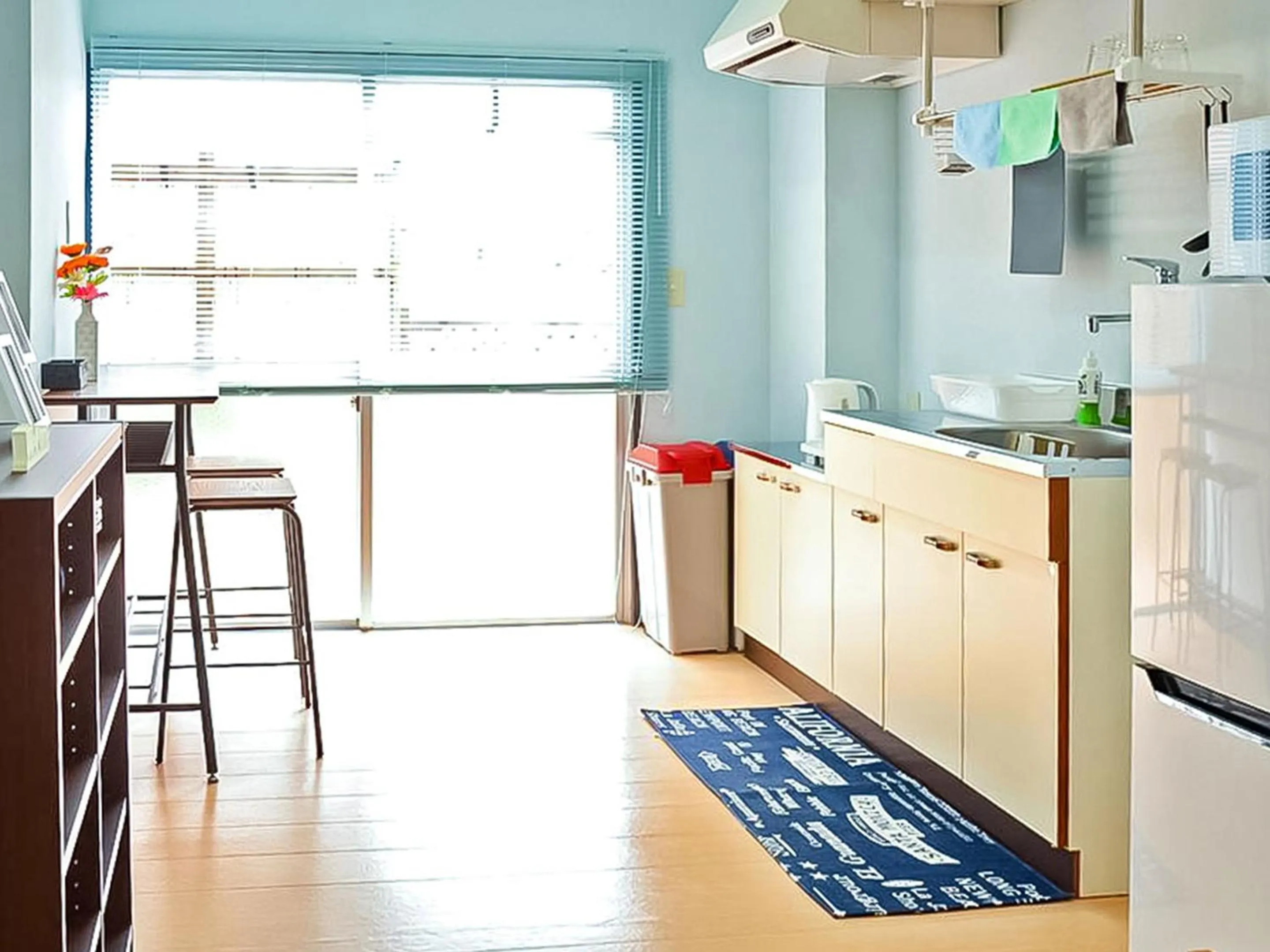 Dining area in Calm house Beppukitahama
