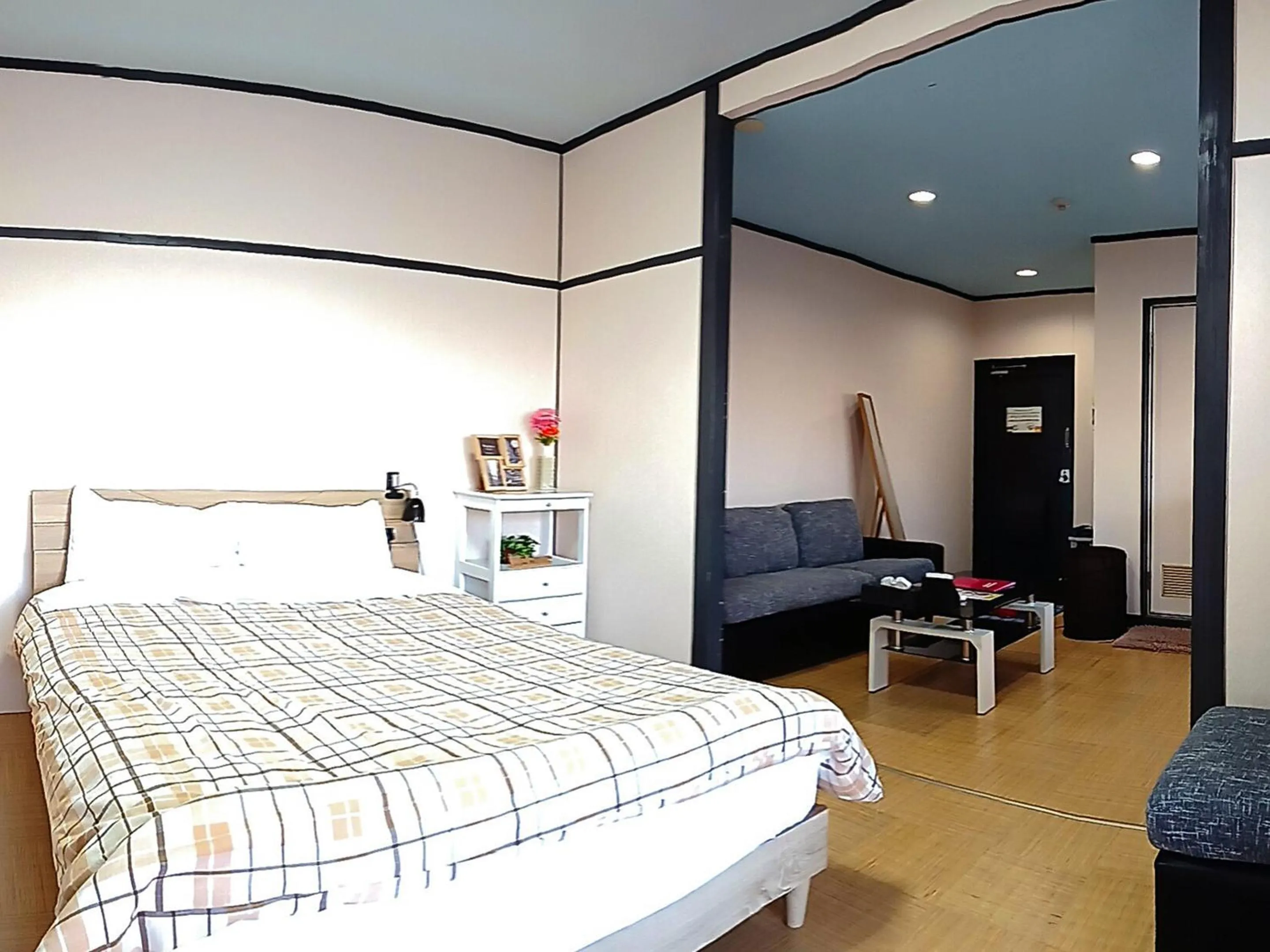 Bed in Calm house Beppukitahama