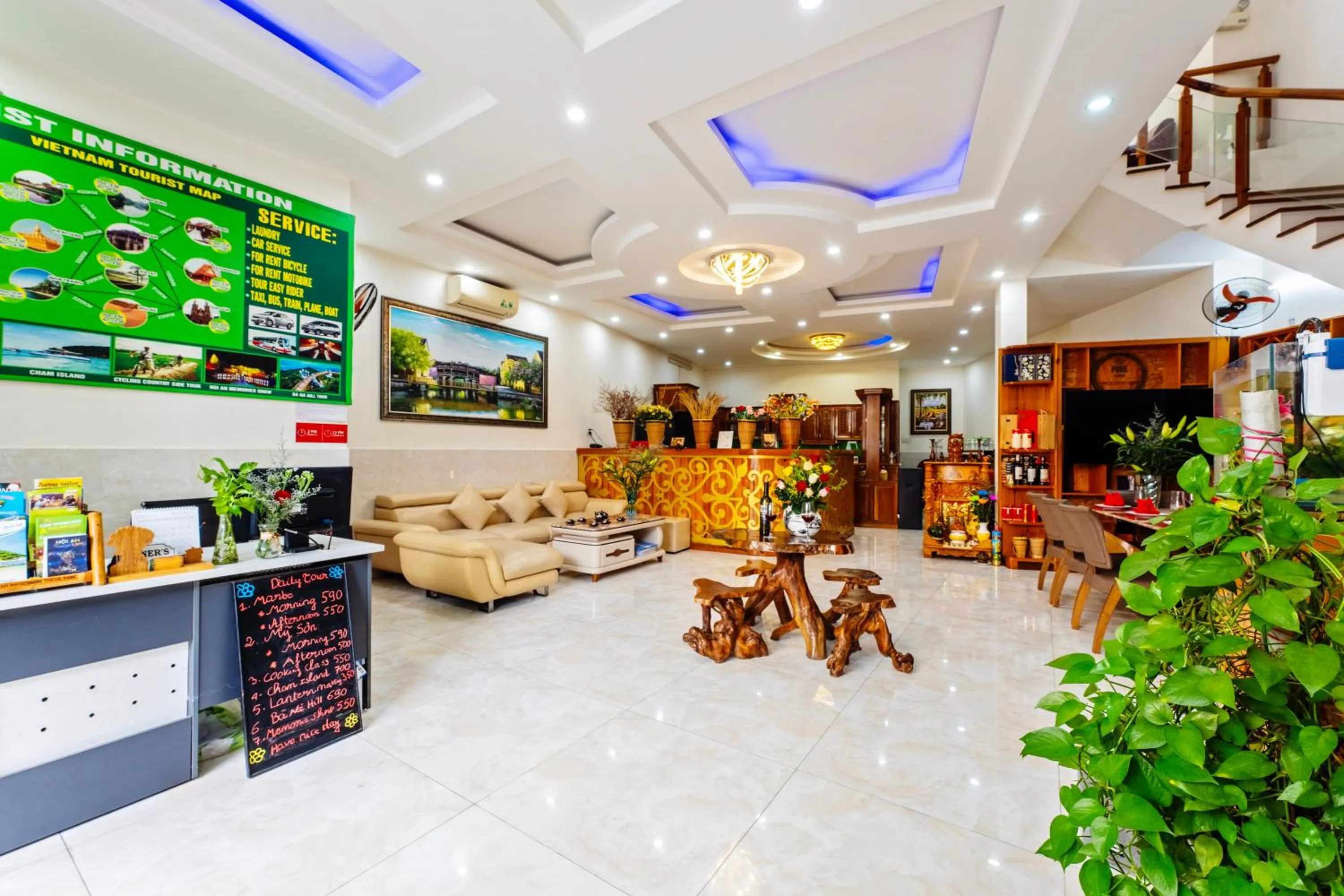 Living room in Hoi An Legend Connect Villa