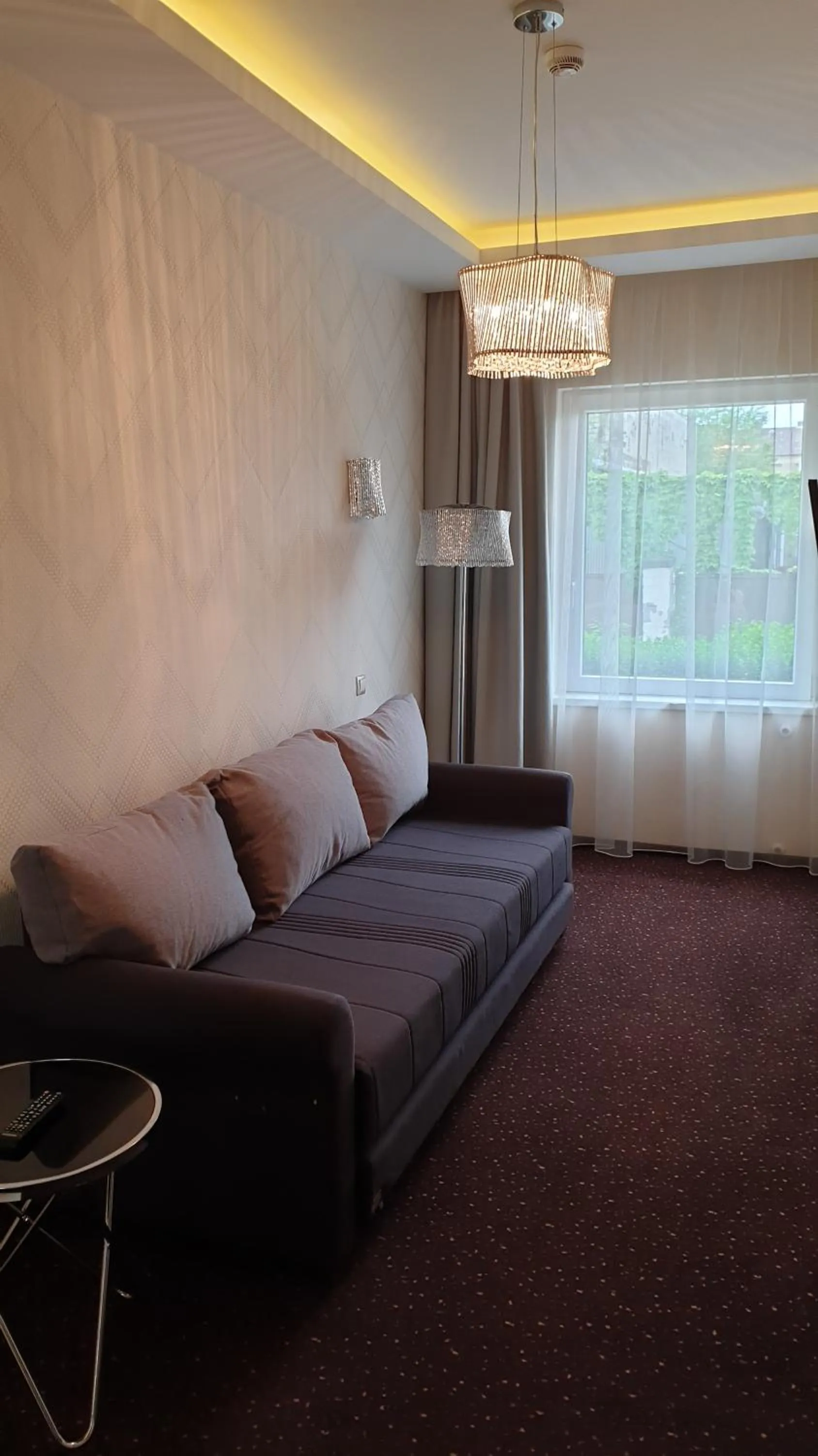 Living room, Bed in Vácz Hotel