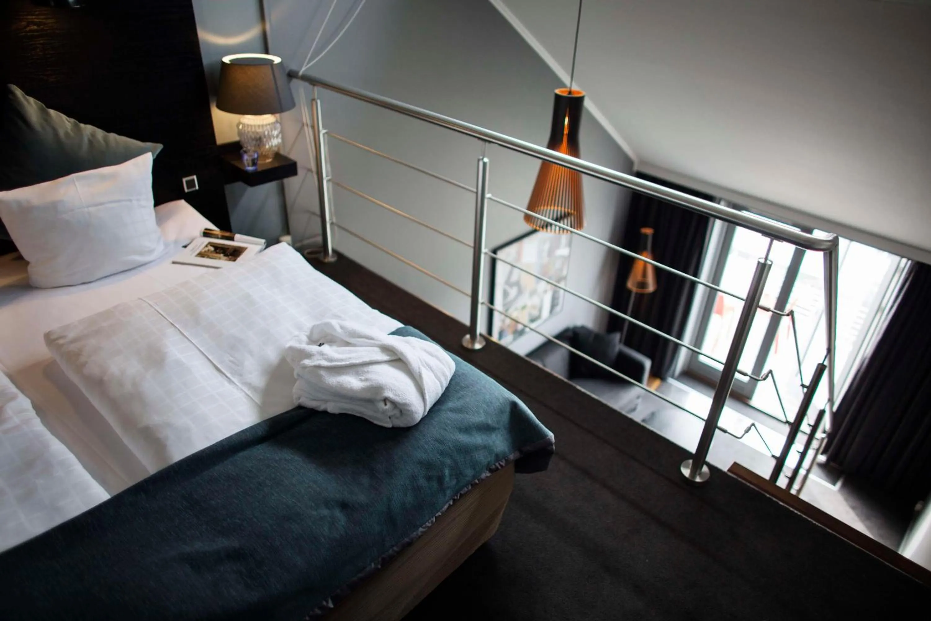 Bedroom, Bed in Scandic Front