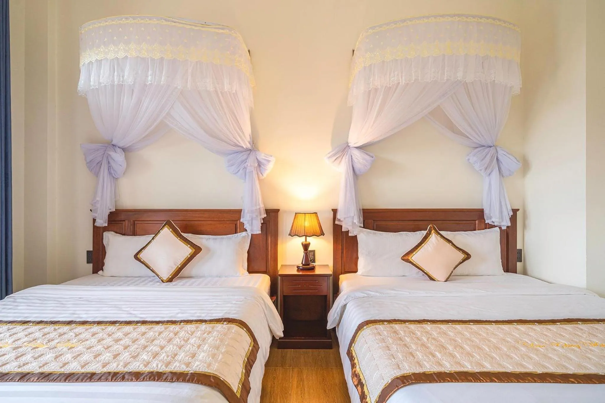 Bed in Dieu Thong Hotel