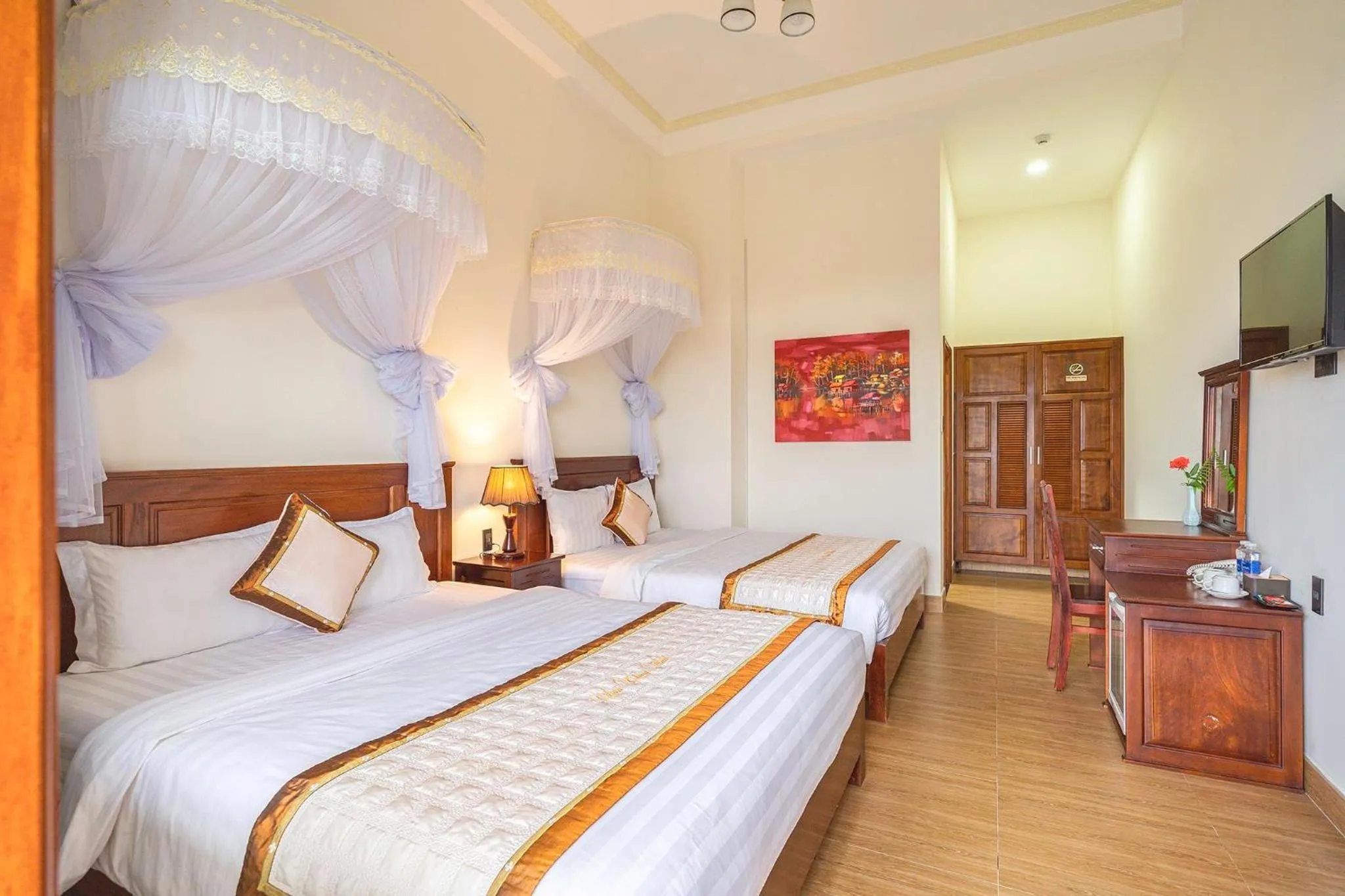 Bed in Dieu Thong Hotel