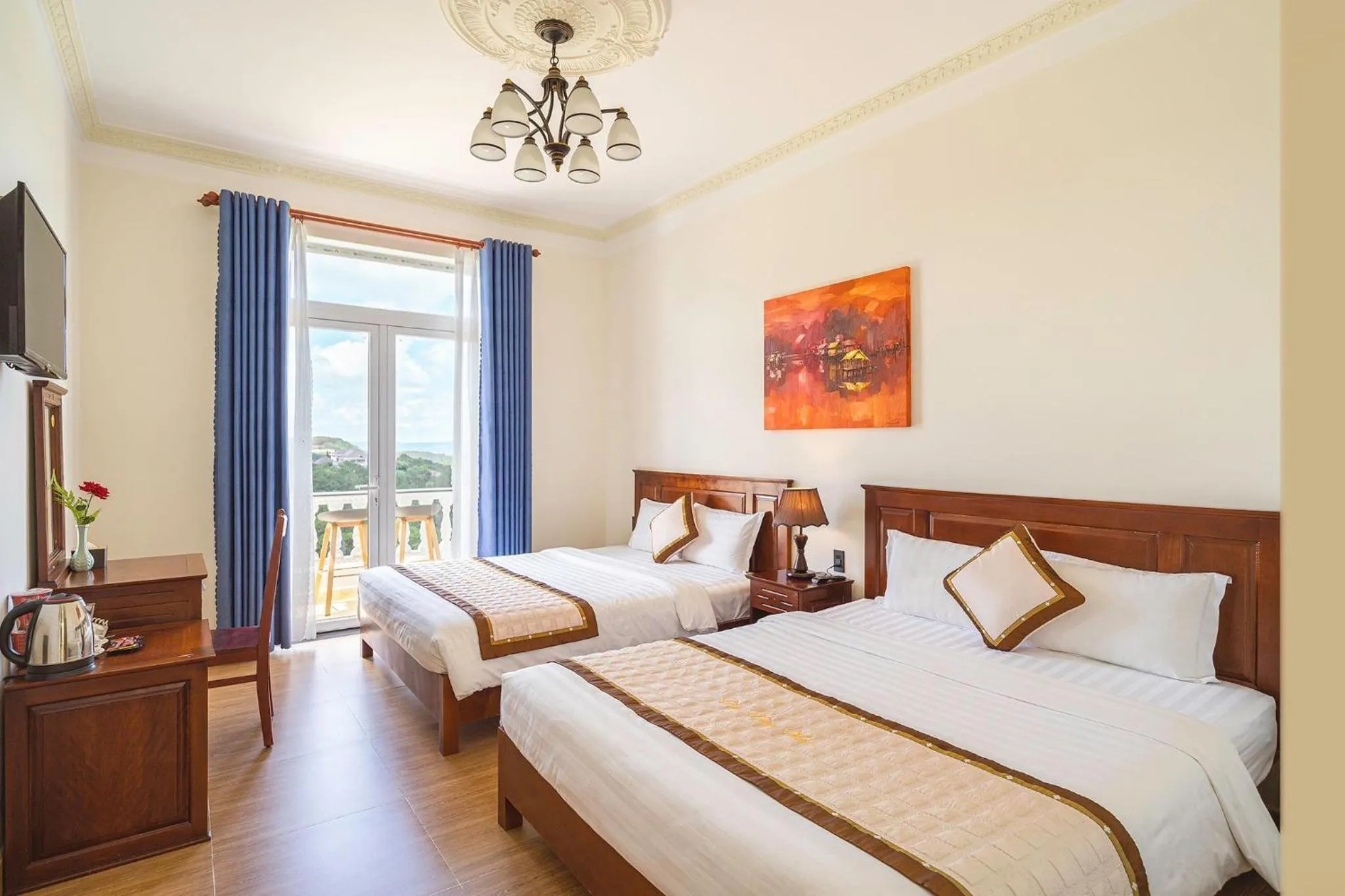 Bed in Dieu Thong Hotel