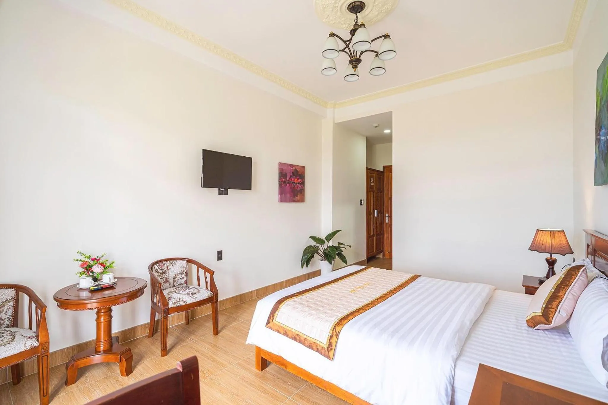 Bed in Dieu Thong Hotel