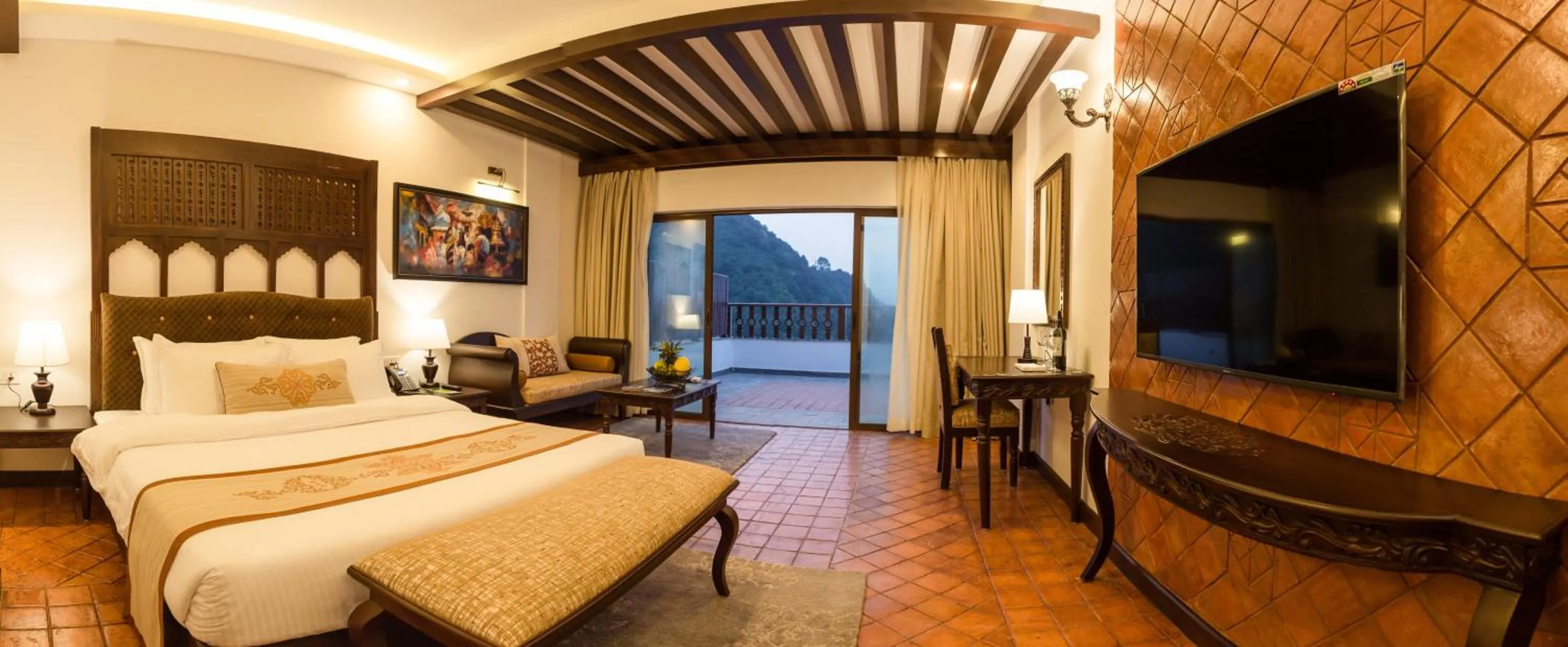 Bedroom, Bed in Chandragiri Hills Resort Kathmandu-Luxury in the Clouds