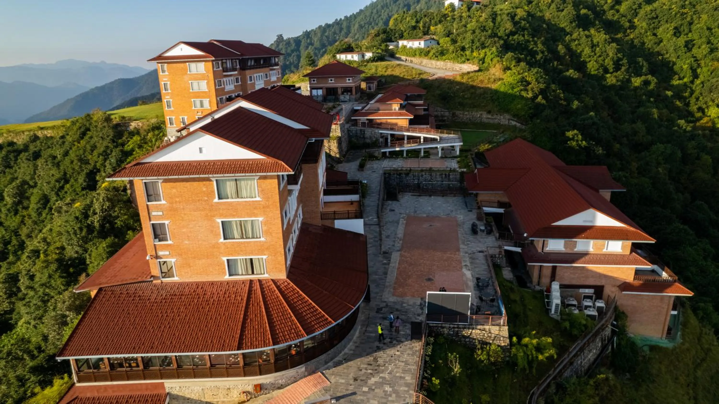 View (from property/room) in Chandragiri Hills Resort Kathmandu-Luxury in the Clouds