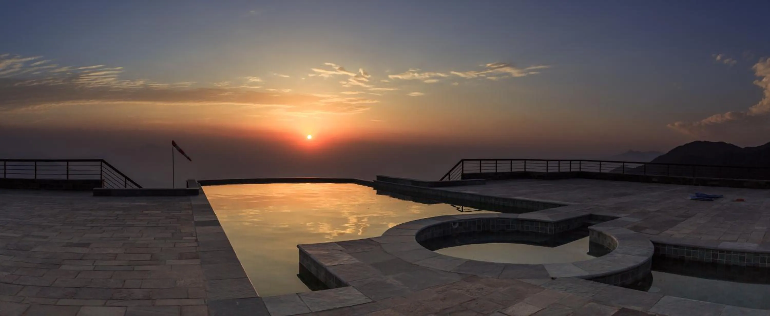 Pool view in Chandragiri Hills Resort Kathmandu-Luxury in the Clouds