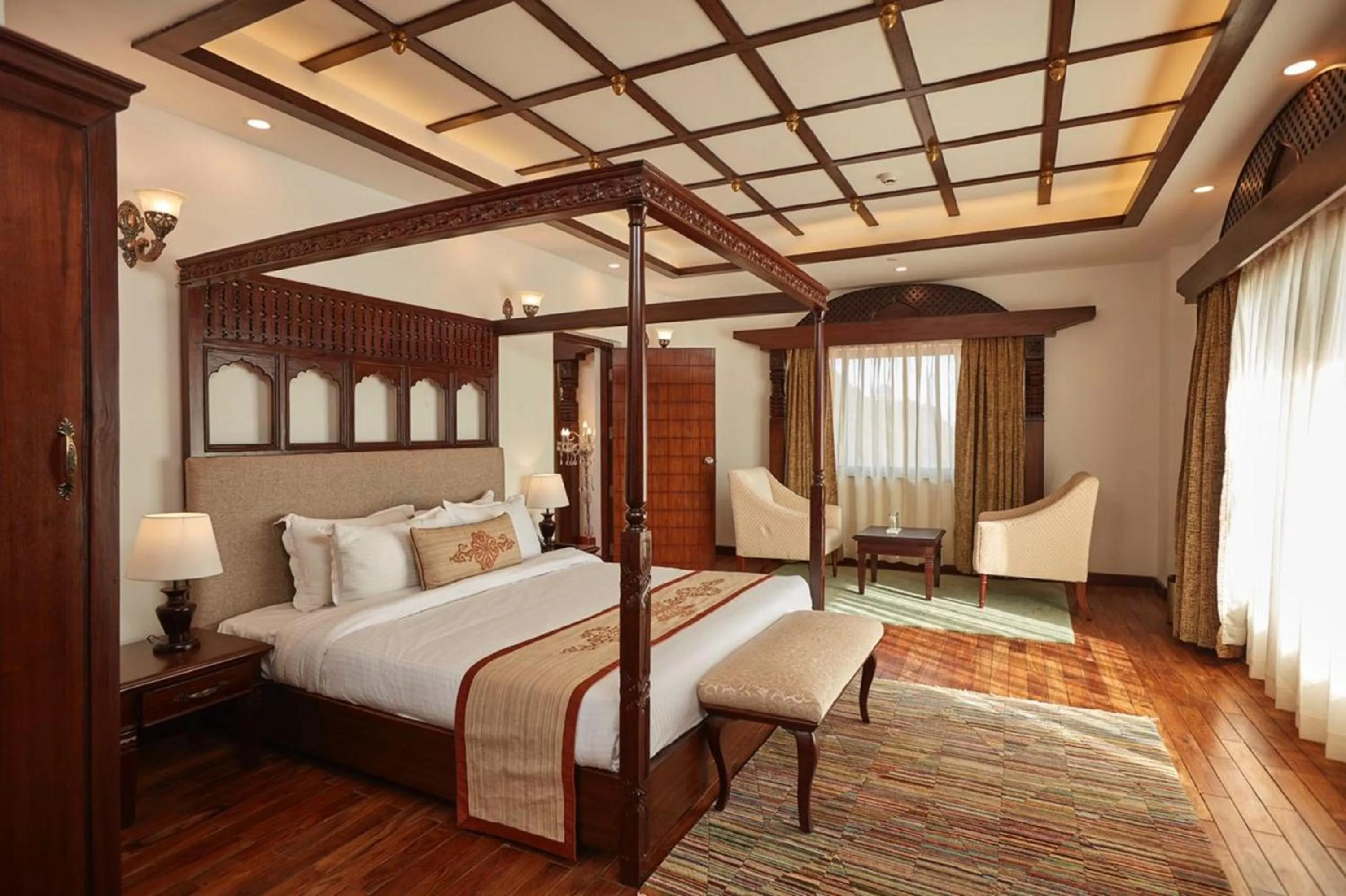 Bed in Chandragiri Hills Resort Kathmandu-Luxury in the Clouds
