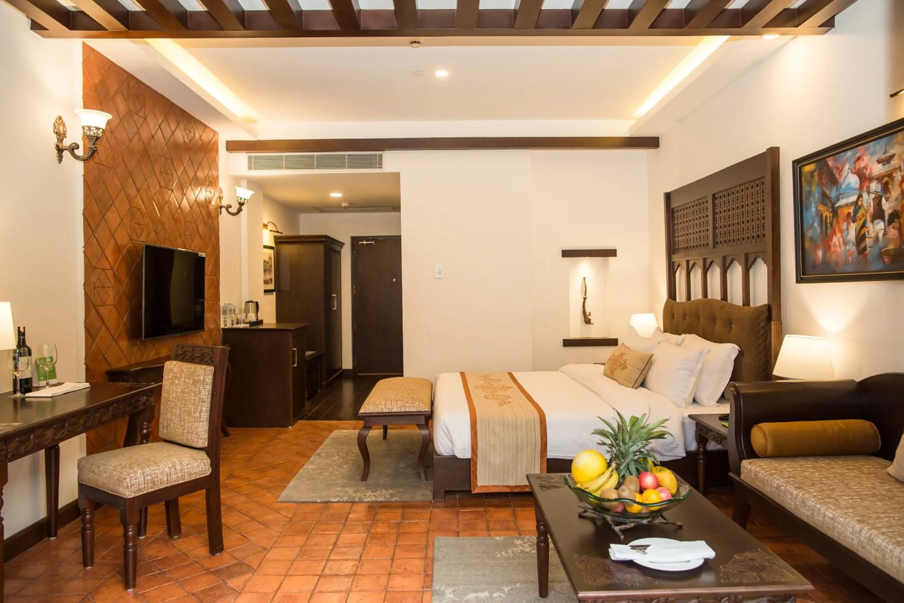 Seating area in Chandragiri Hills Resort Kathmandu-Luxury in the Clouds