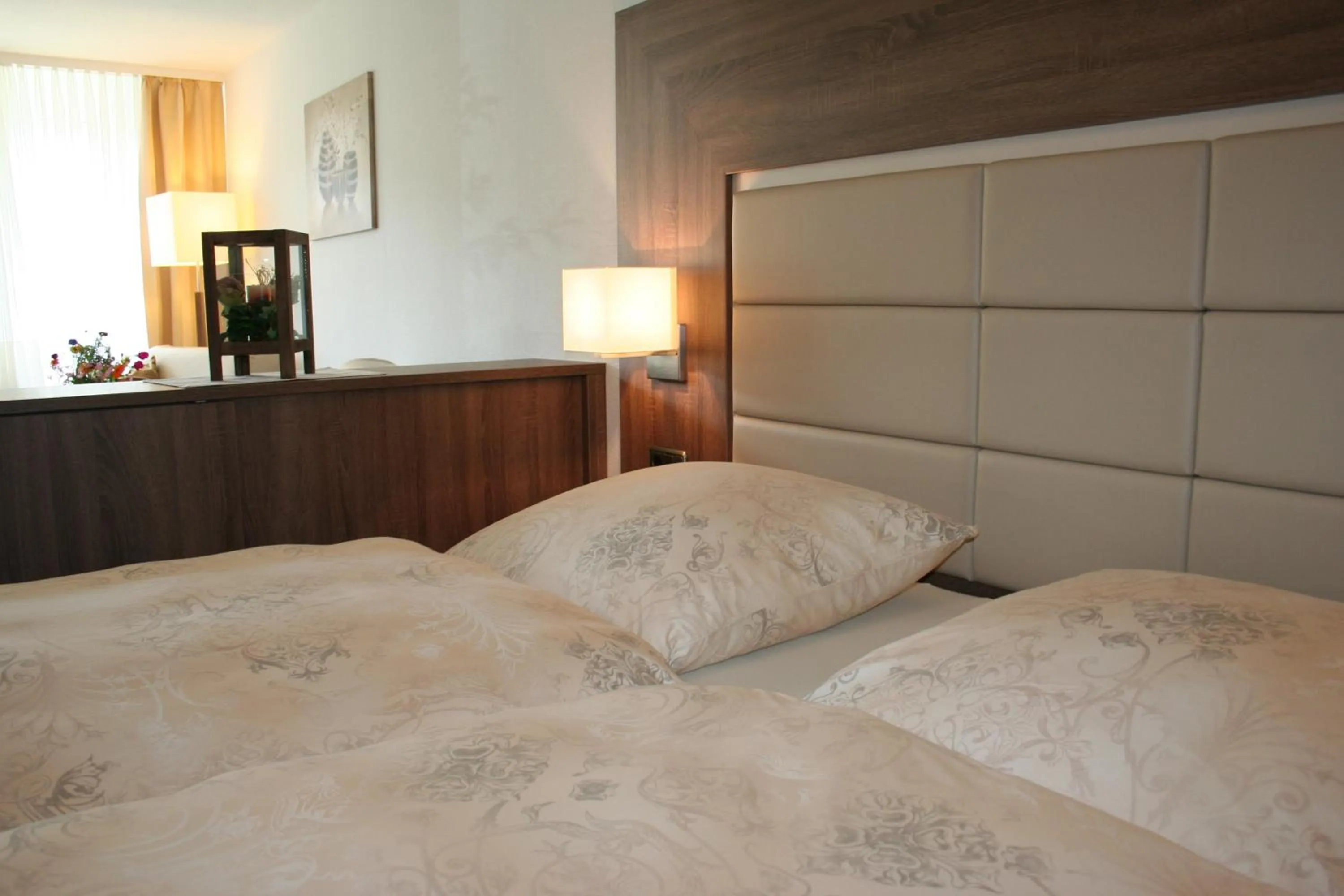 Bed in Hotel Villa Undine