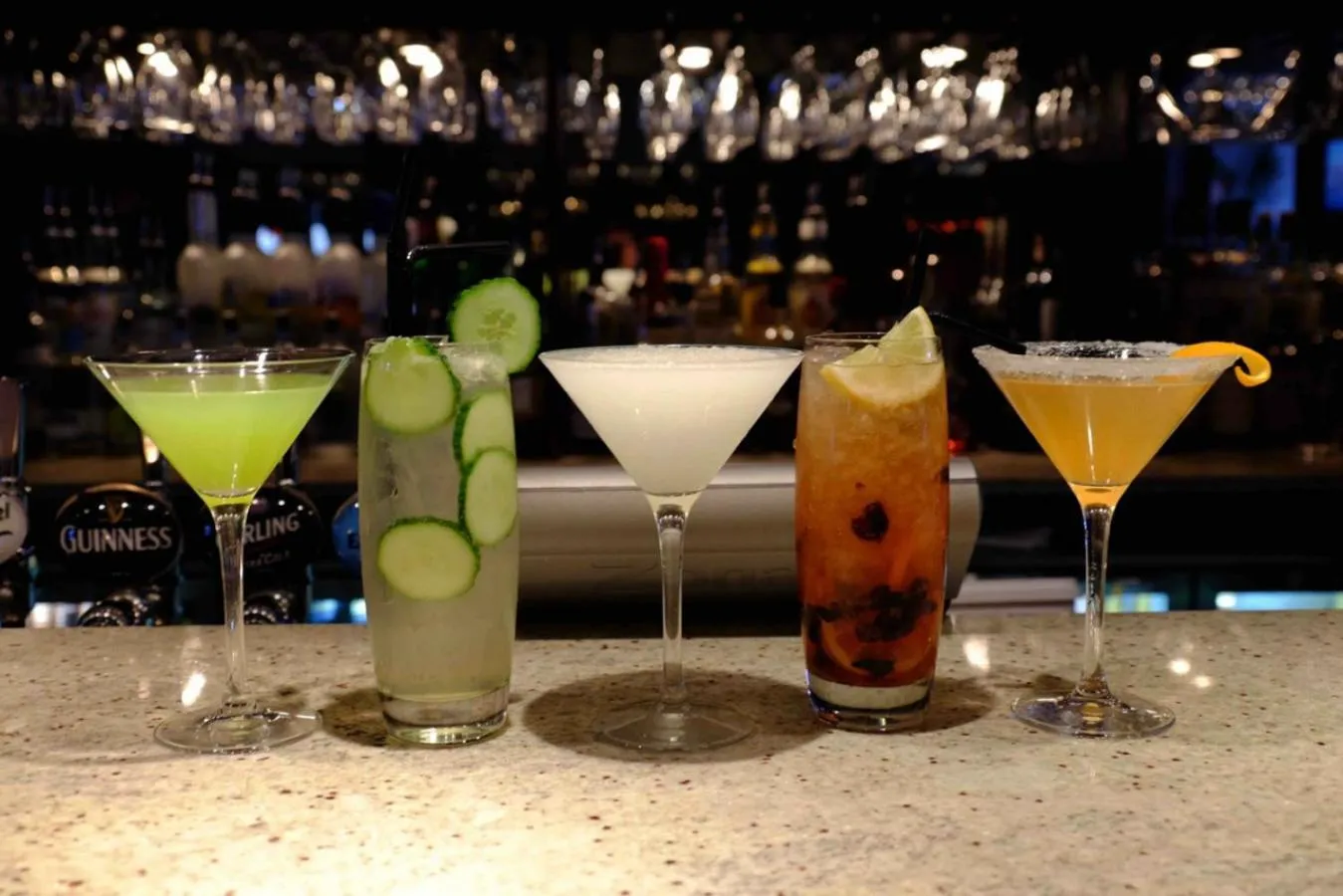 Alcoholic drinks in Orocco Pier