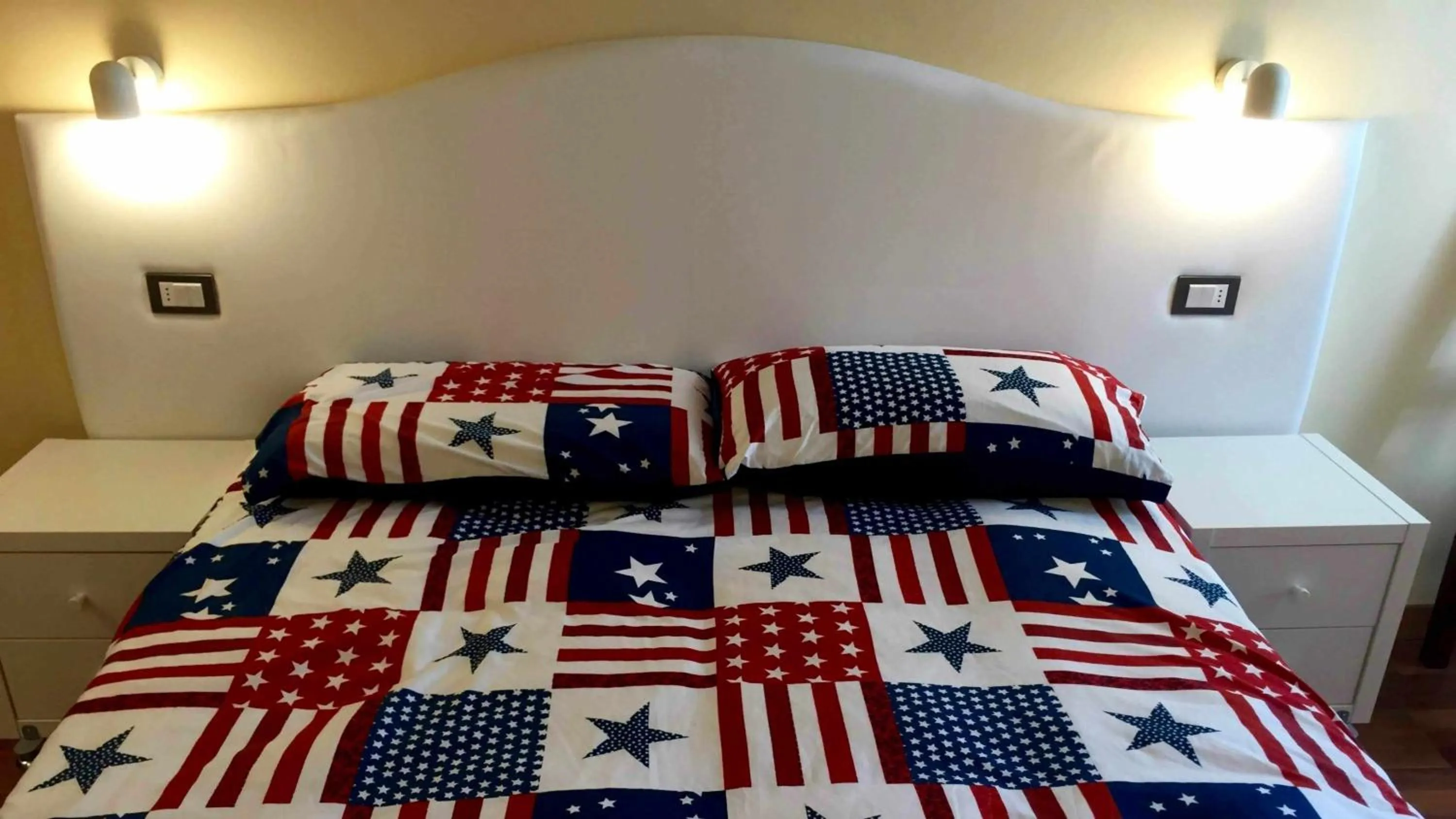 Bed in Mavitur Rooms Assisi