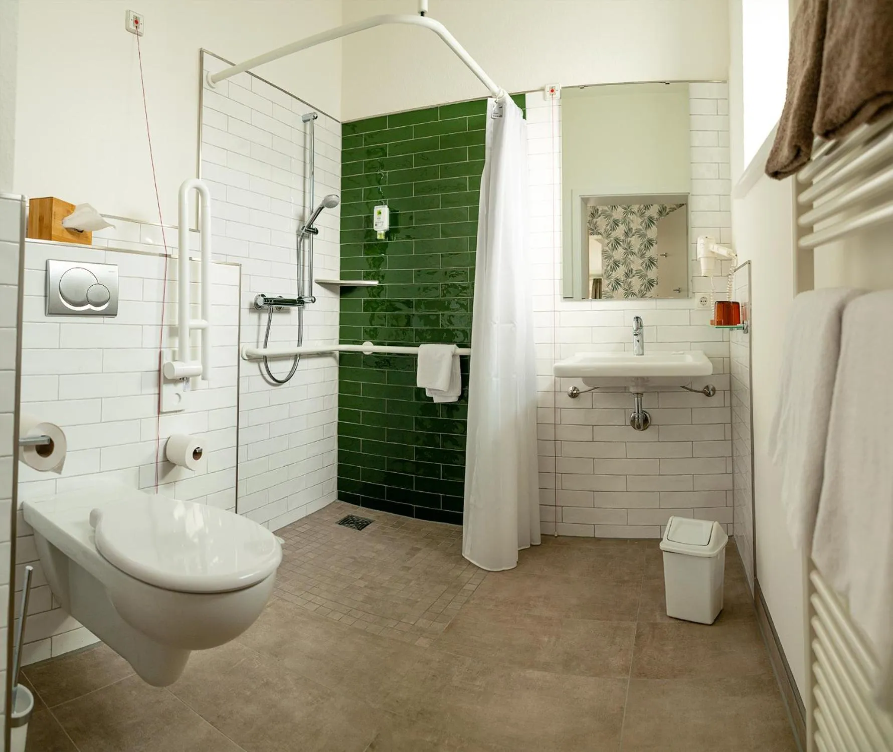 Bathroom in Hotel Alter Kreisbahnhof