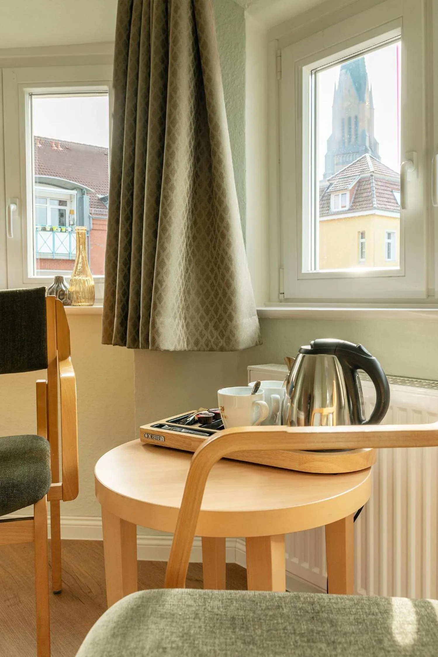 Coffee/tea facilities in Hotel Alter Kreisbahnhof