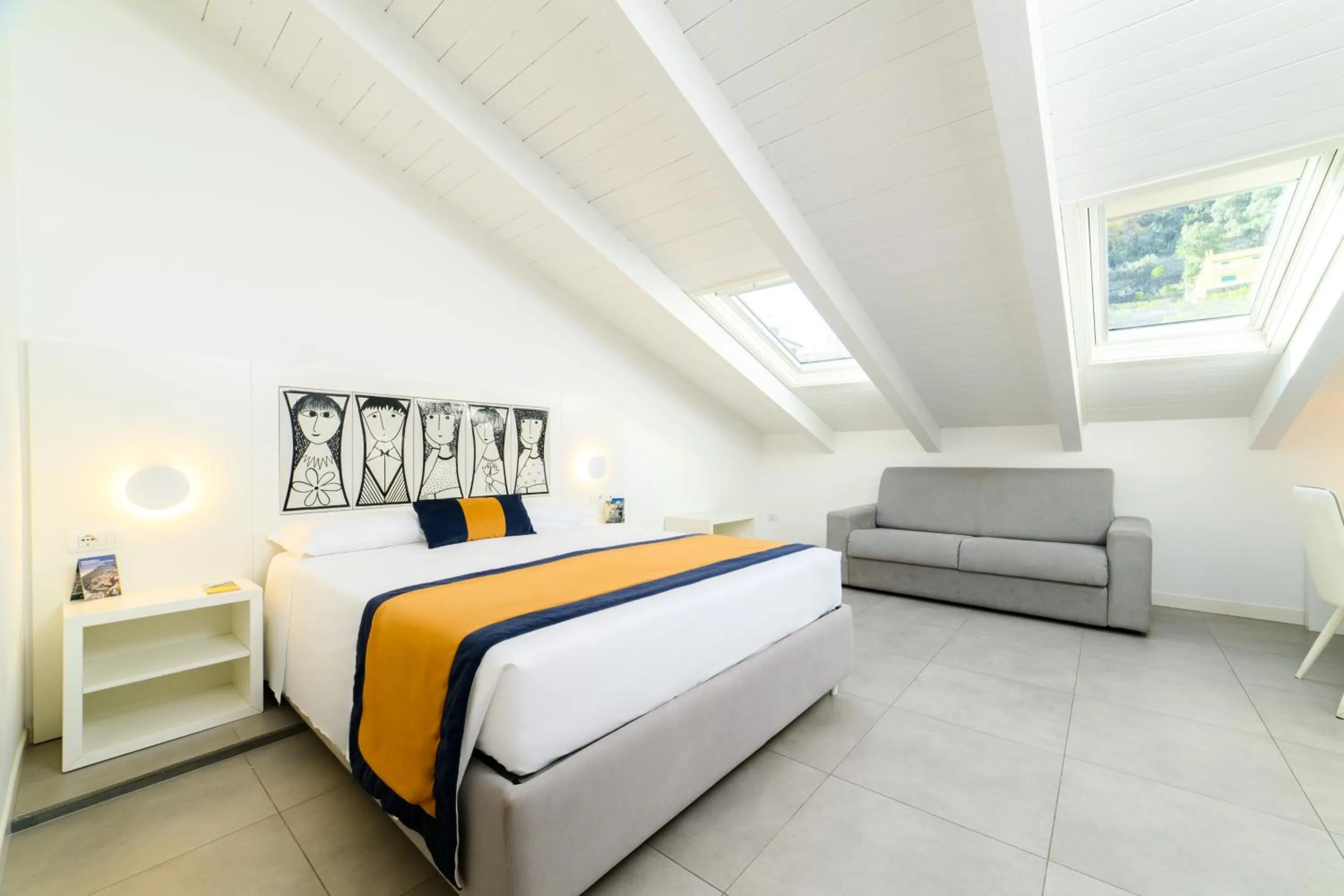 Bed in Zia Pupetta Suites