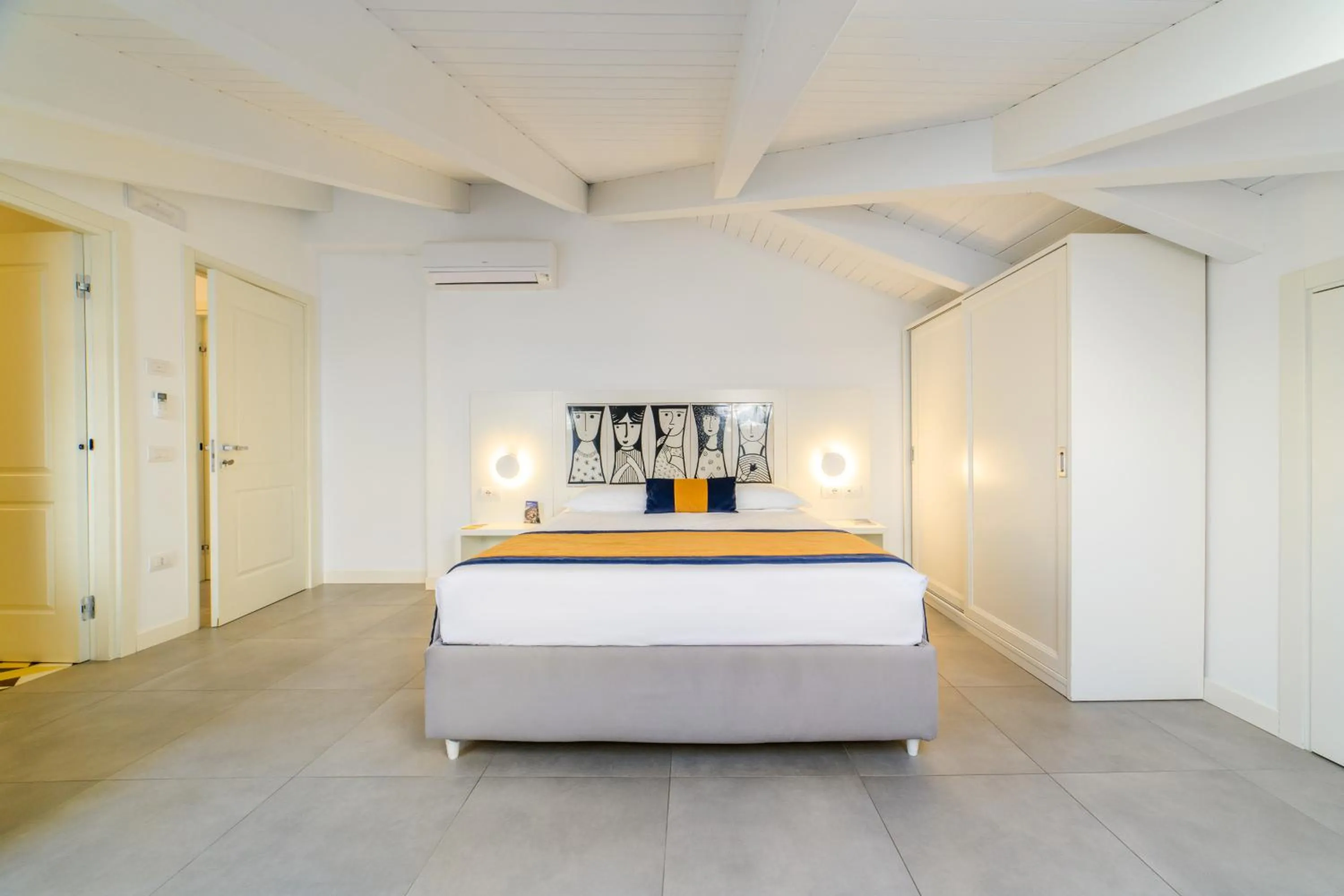 Bed in Zia Pupetta Suites
