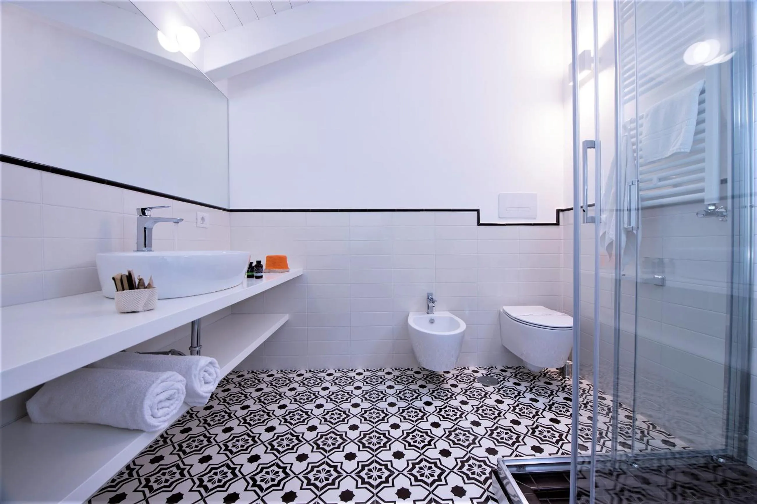 Bathroom in Zia Pupetta Suites